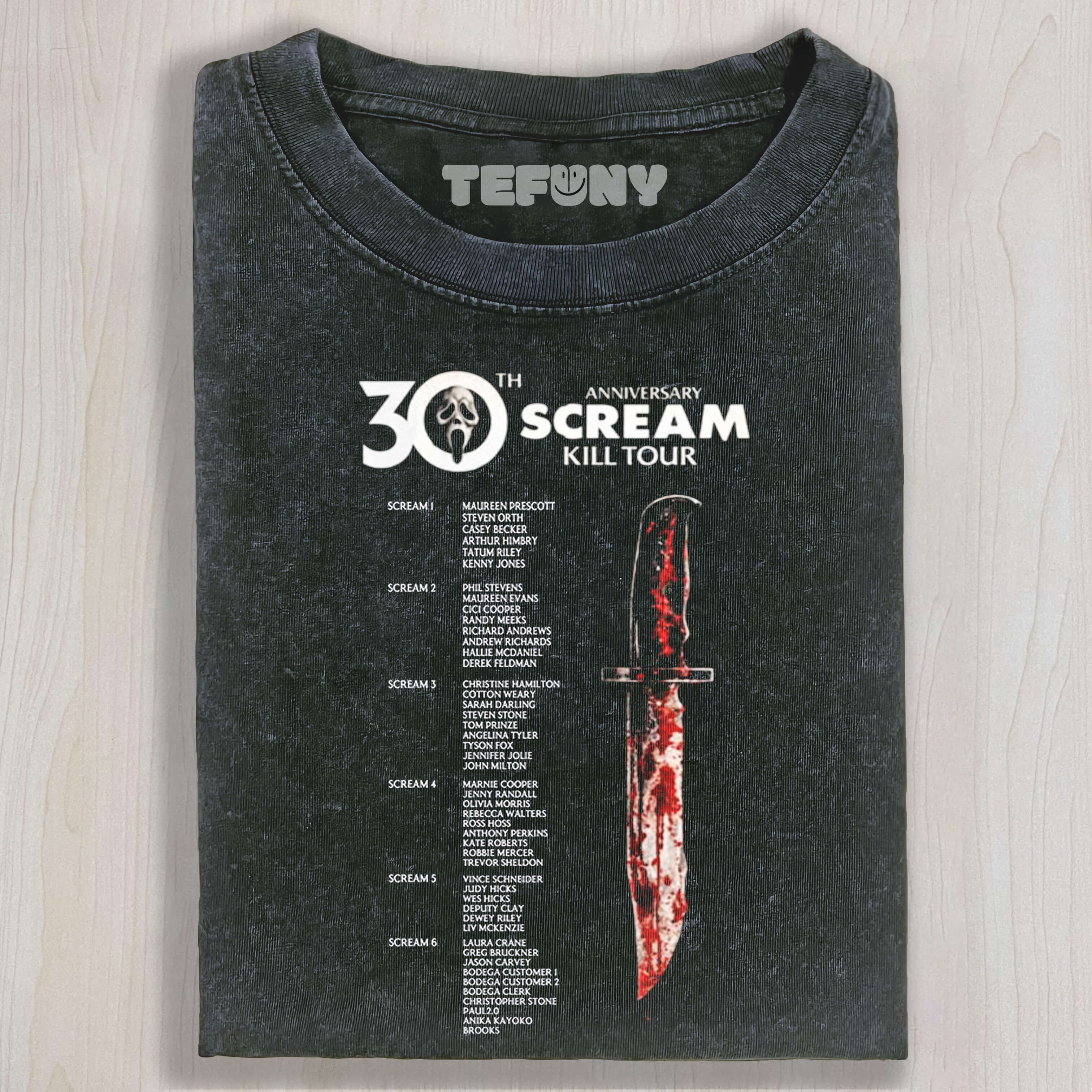 SCREAM 30TH ANNIVERSARY KILL TOUR - ONE SIDE V1 TEE & SWEAT & HOOD