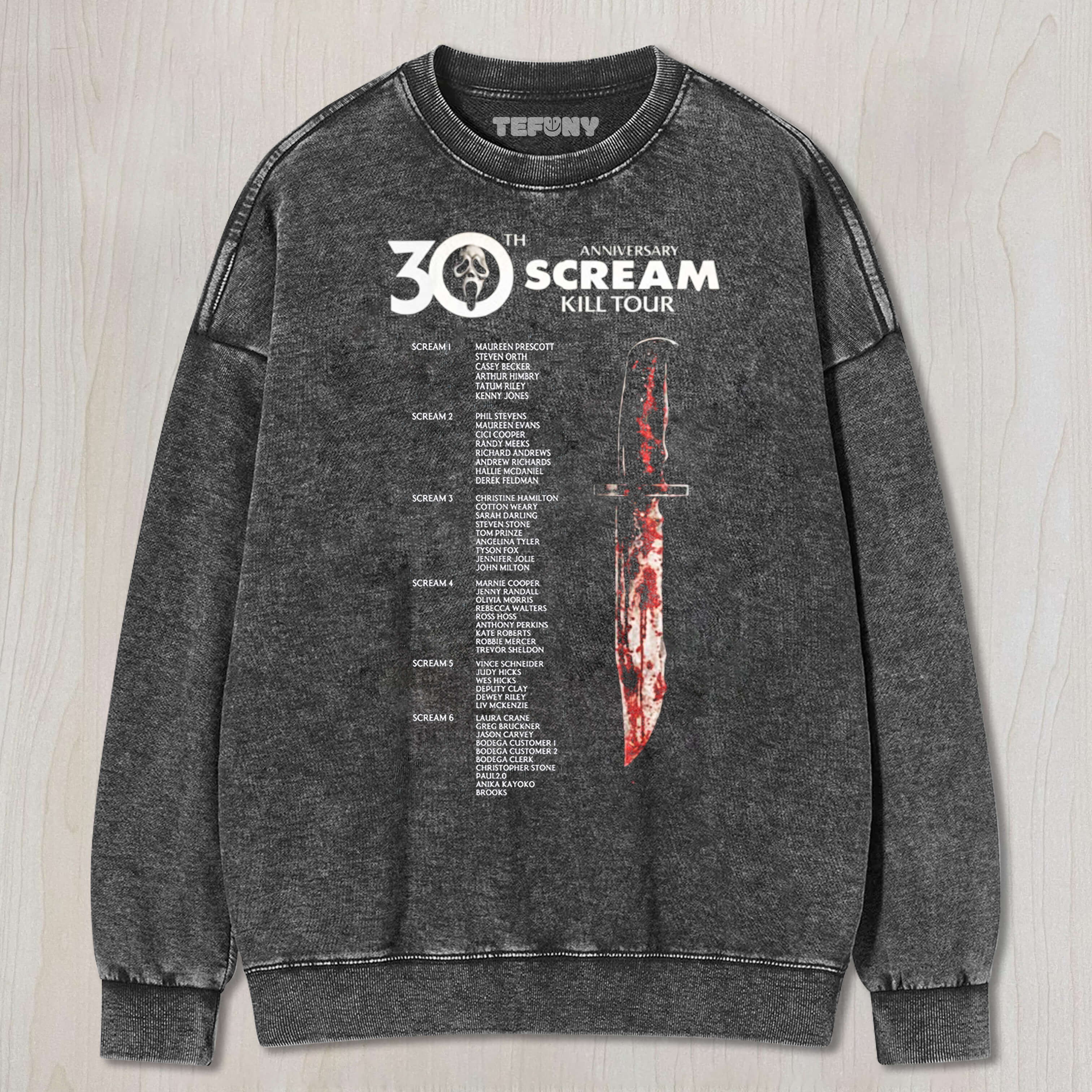 SCREAM 30TH ANNIVERSARY KILL TOUR - ONE SIDE V1 TEE & SWEAT & HOOD