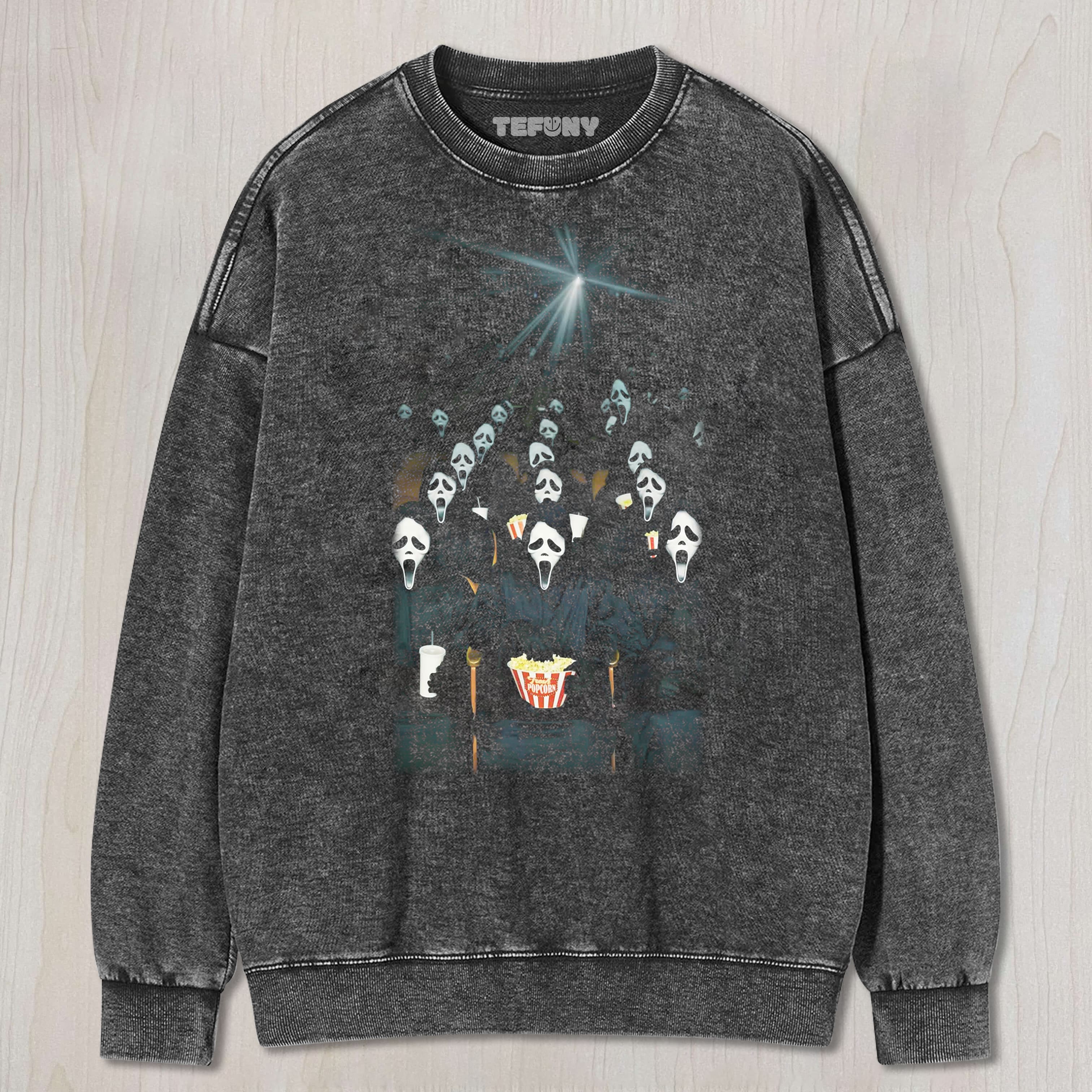 SCREAM IN THE MOVIE THEATER TEE & SWEAT & HOOD