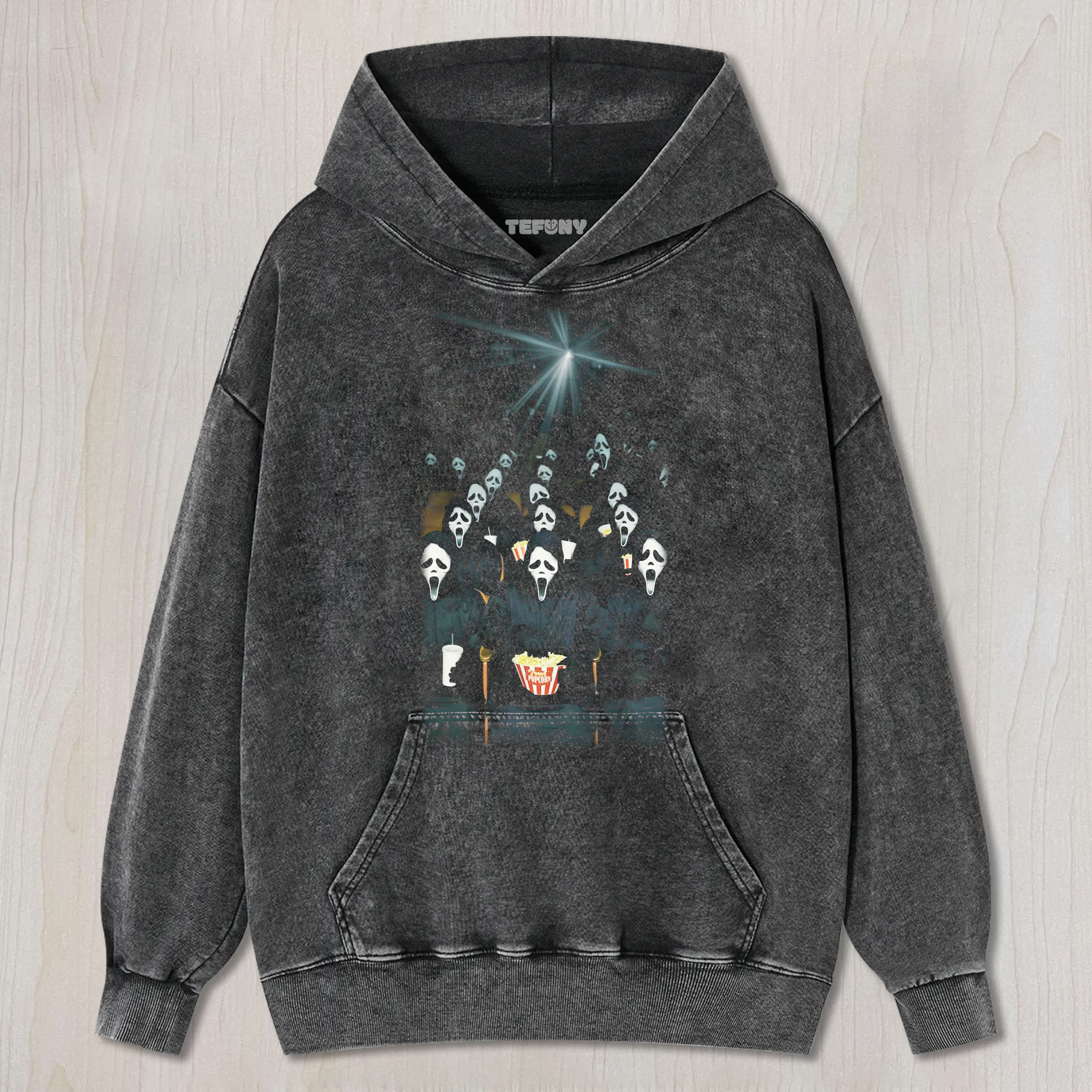 SCREAM IN THE MOVIE THEATER TEE & SWEAT & HOOD