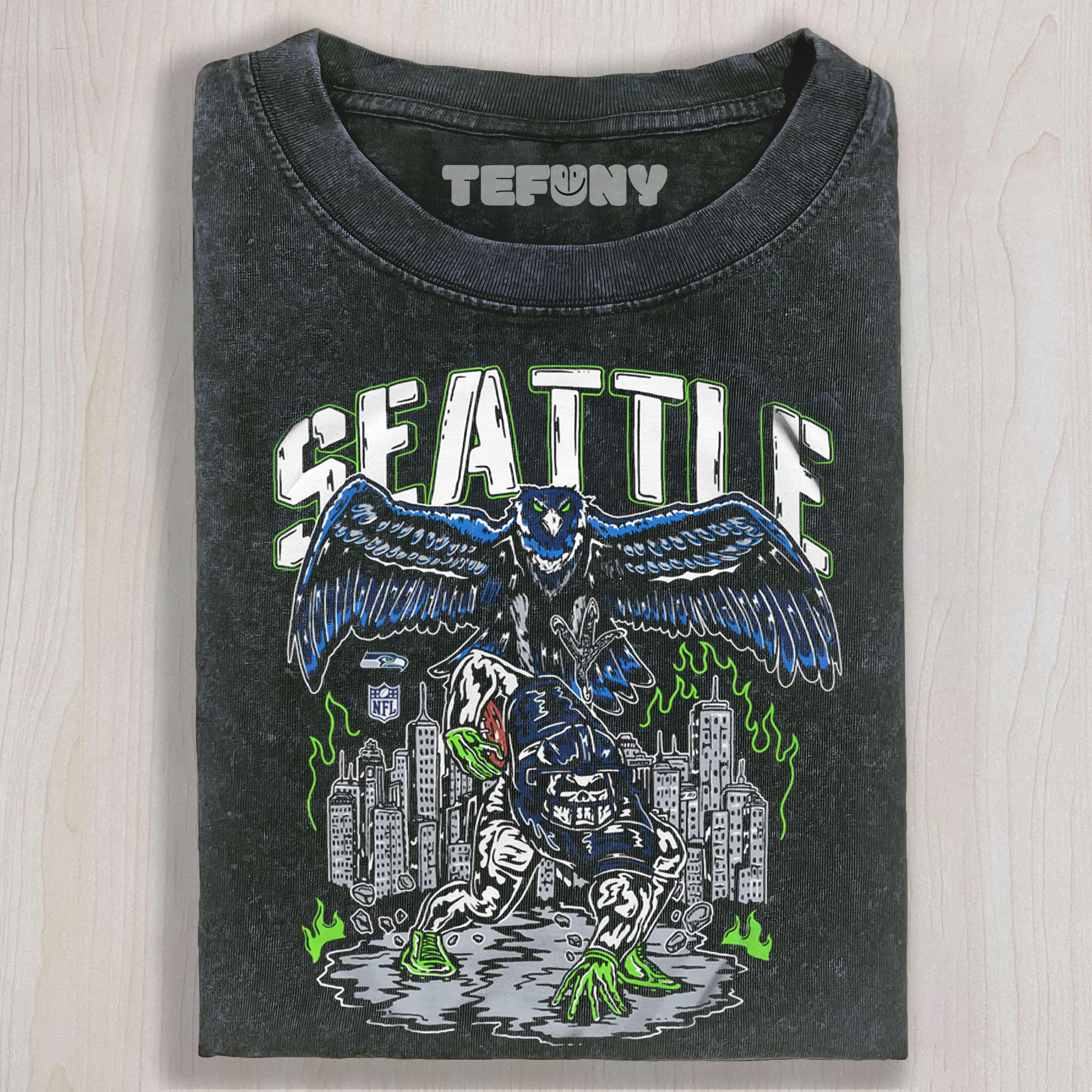 SEATTLE SKYLINE TEE & SWEAT & HOOD