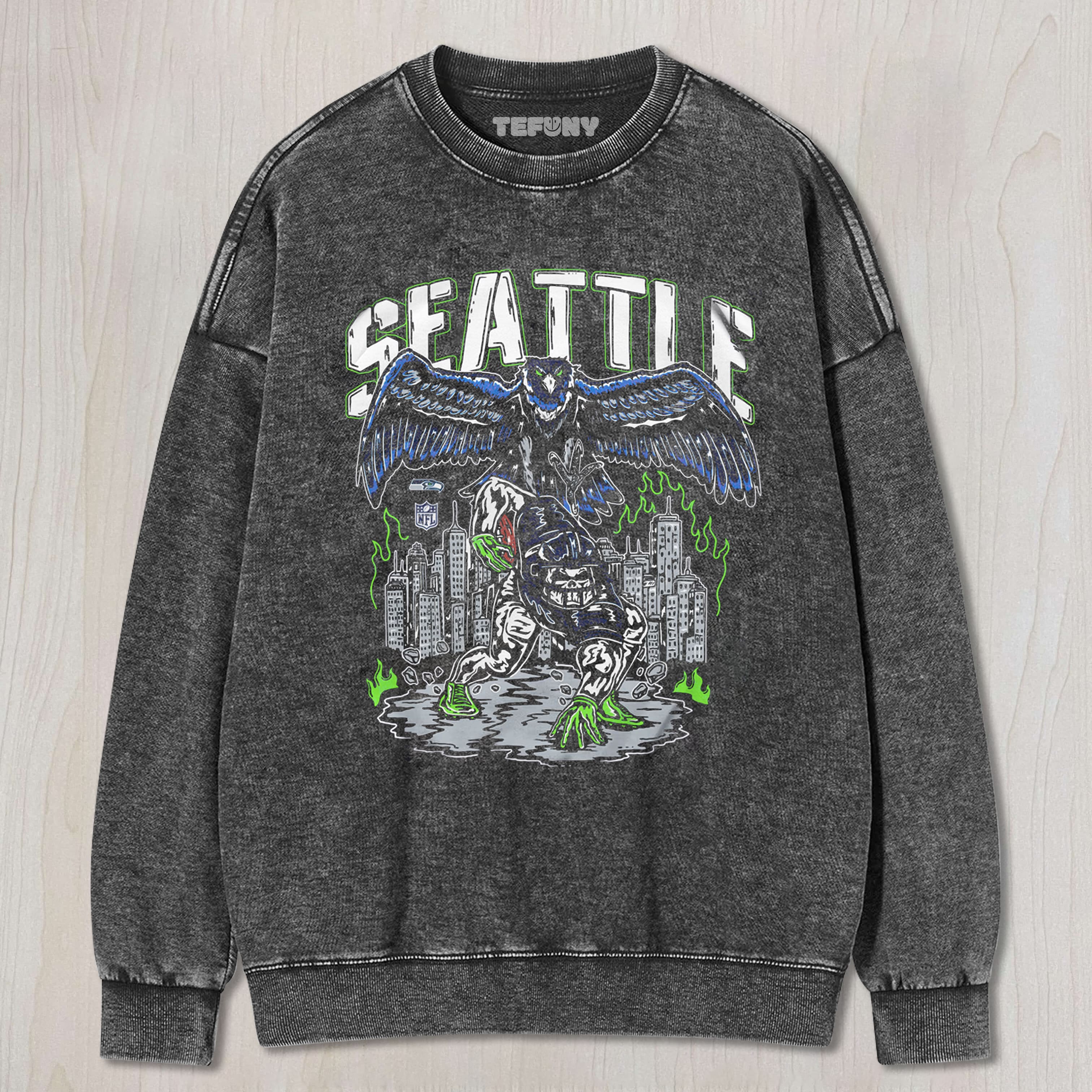 SEATTLE SKYLINE TEE & SWEAT & HOOD
