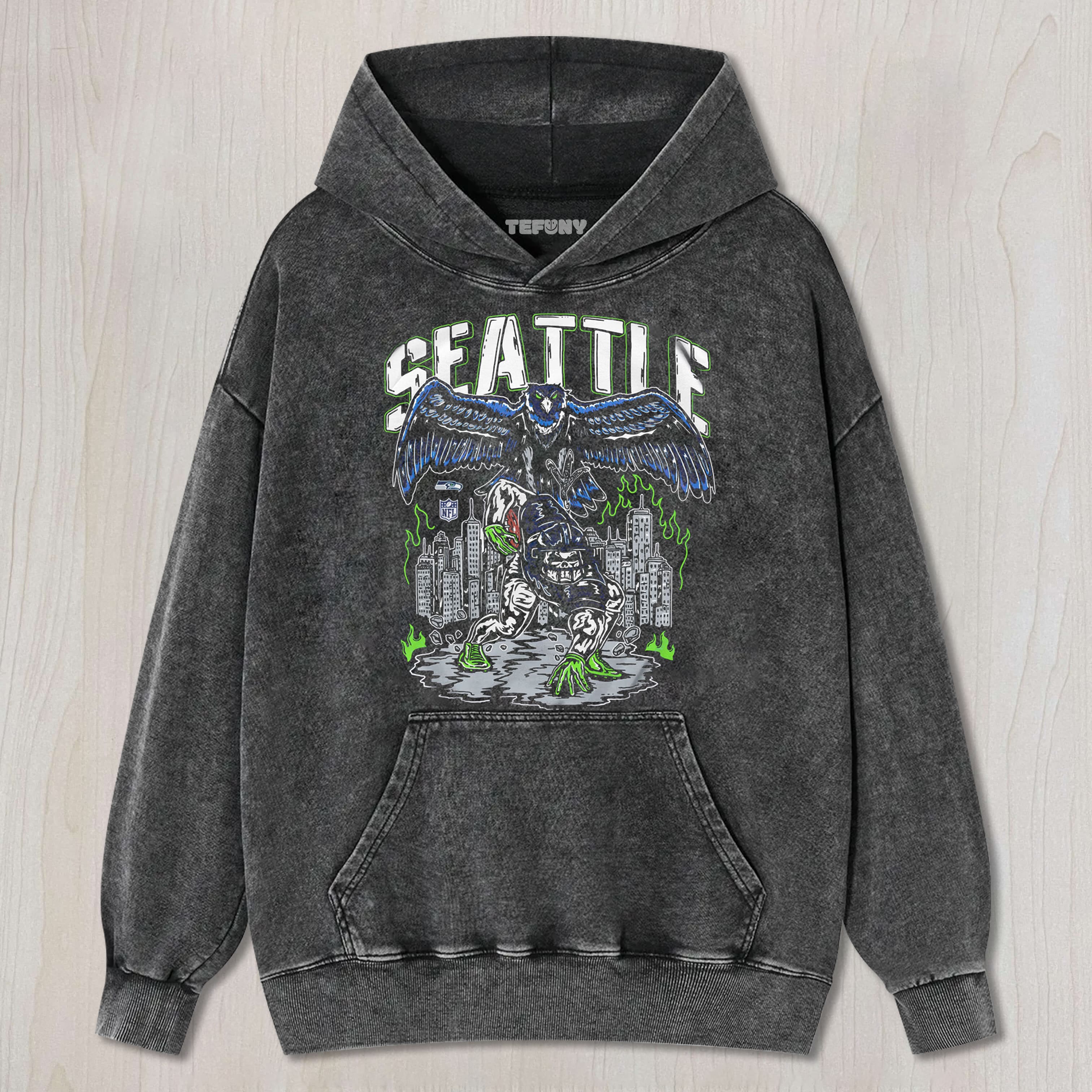 SEATTLE SKYLINE TEE & SWEAT & HOOD