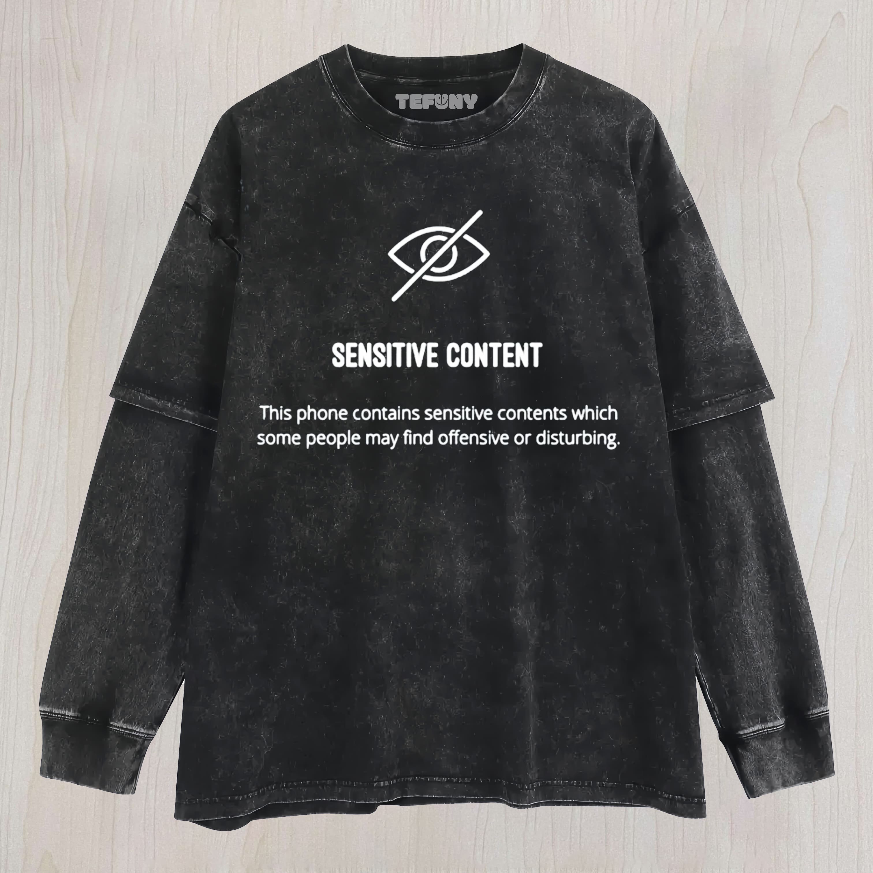 SENSITIVE CONTENT LAYERED LONG SLEEVE