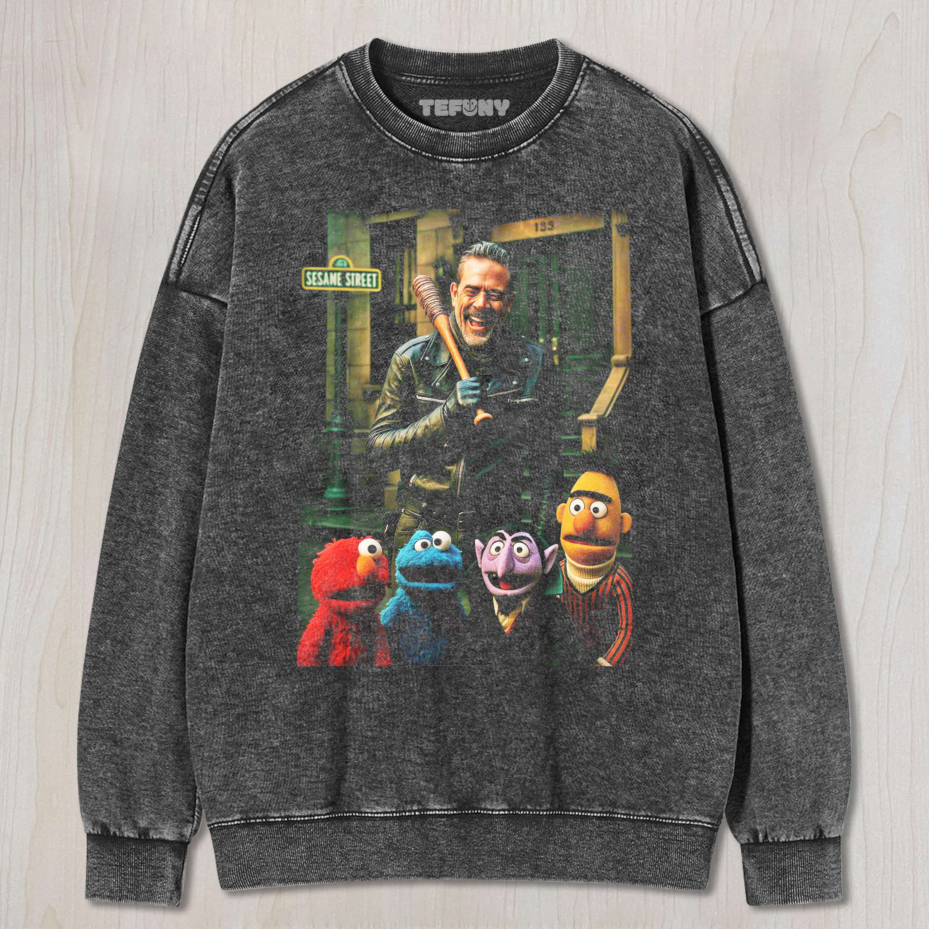 SESAME STREET AND NEGAN T-SHIRT & LONG SLEEVES & HOODIES
