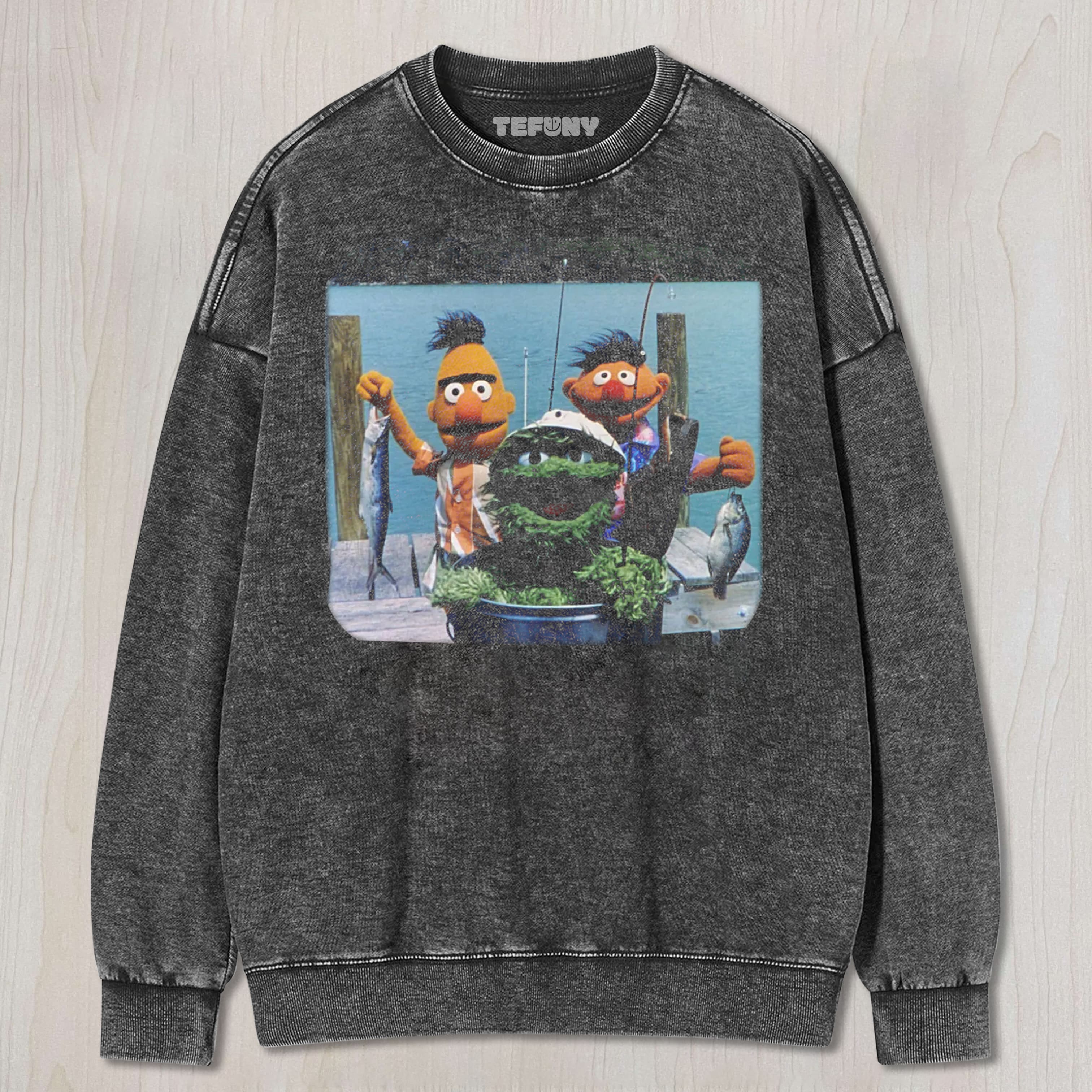 SESAME STREET FISHING TRIP TEE & SWEAT & HOOD