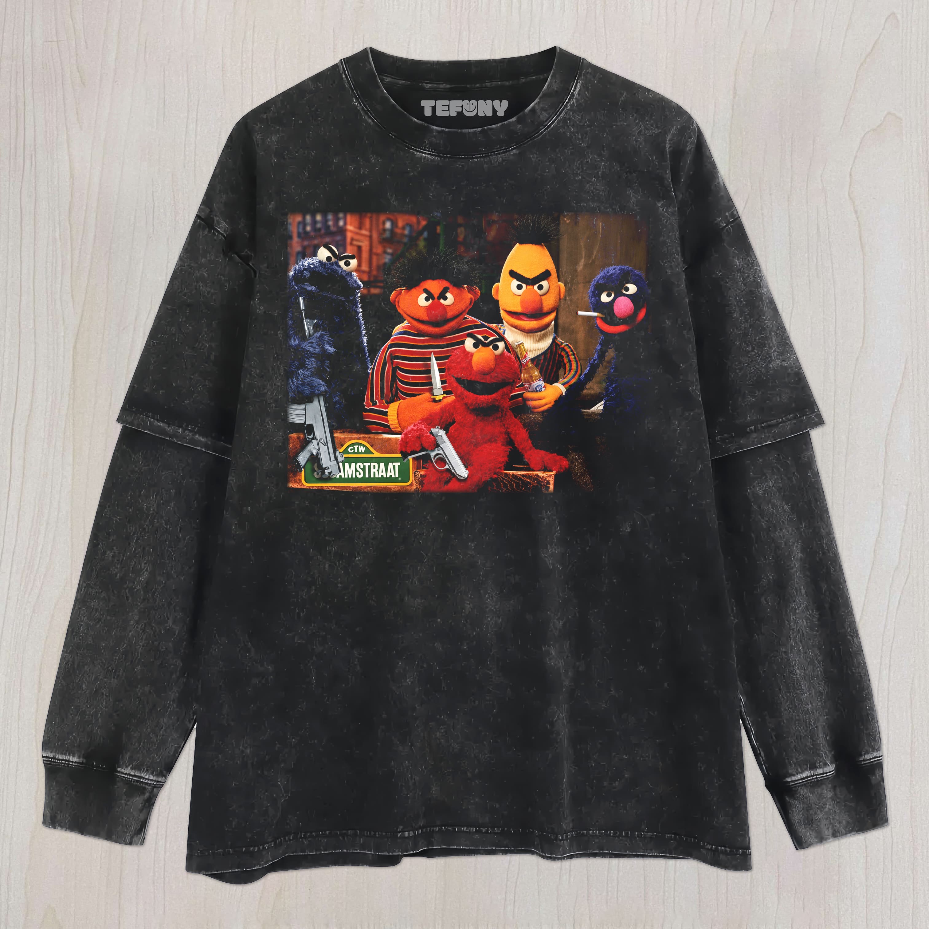 SESAME STREET GANG UNISEX TEE, TANK TOP, LAYERED LS, SWEATSHIRT & HOODIE