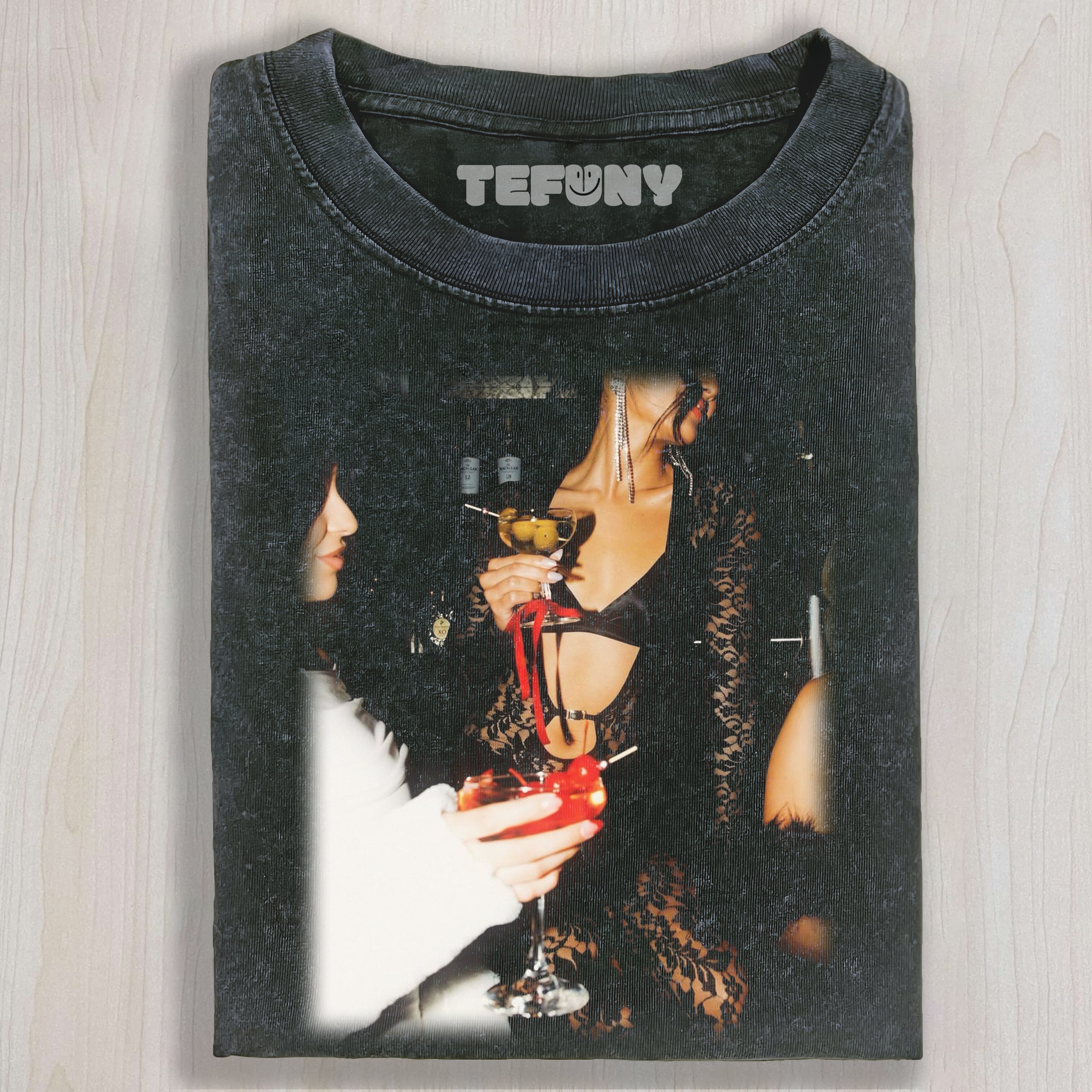 SEXY GIRL DRINKING T-SHIRT