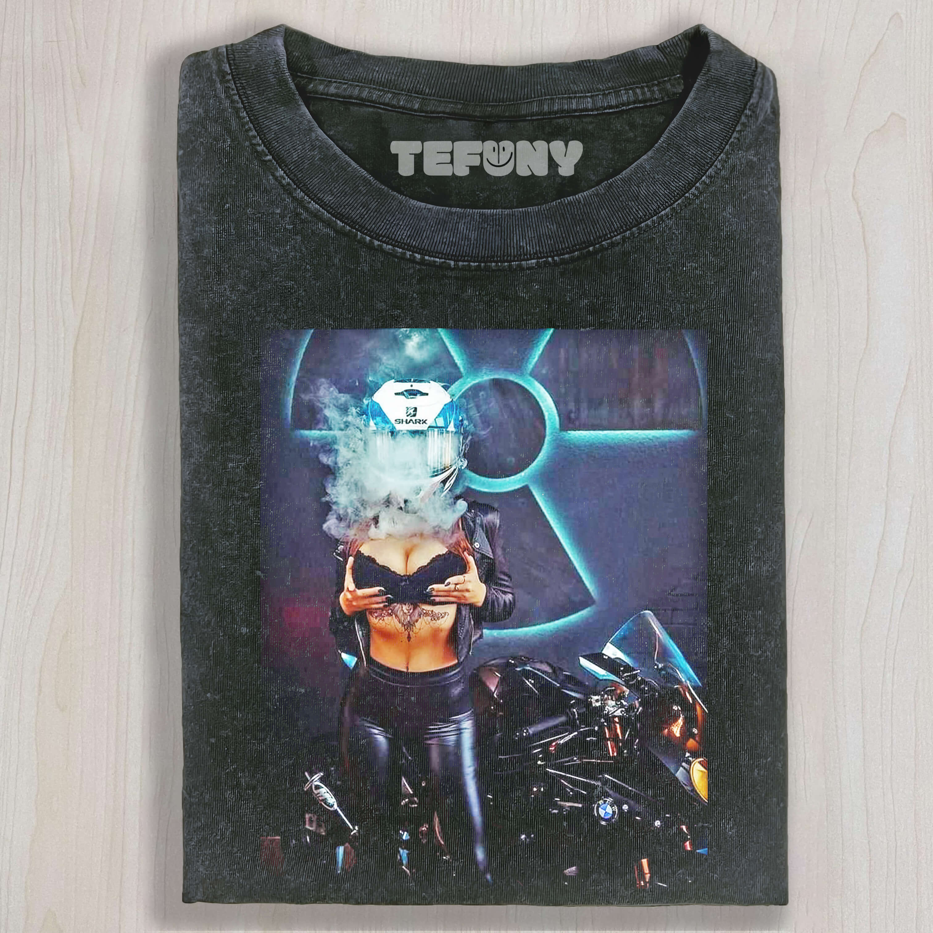 SEXY WOMAN AND MOTORCYCLE TEE & SWEAT & HOOD