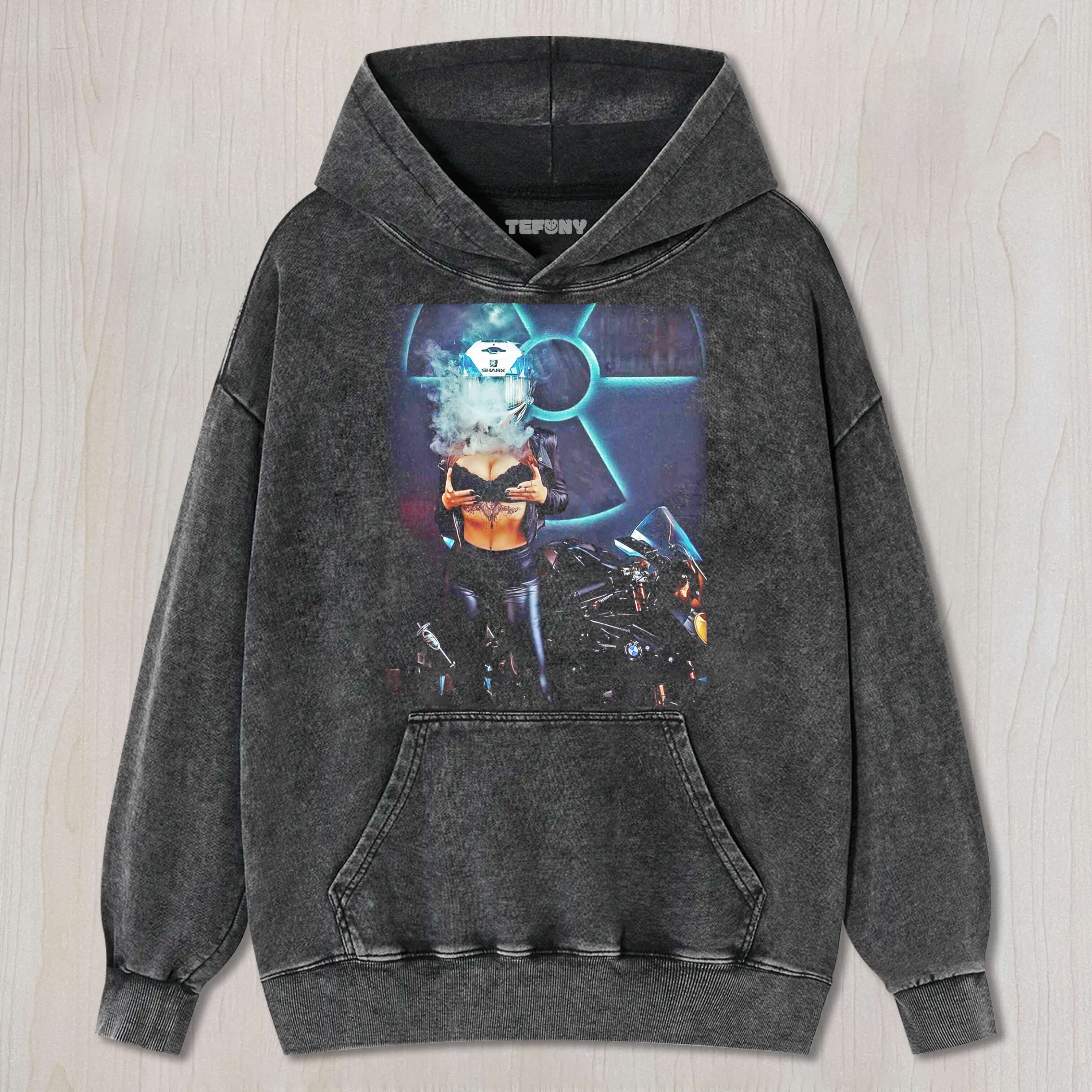 SEXY WOMAN AND MOTORCYCLE TEE & SWEAT & HOOD