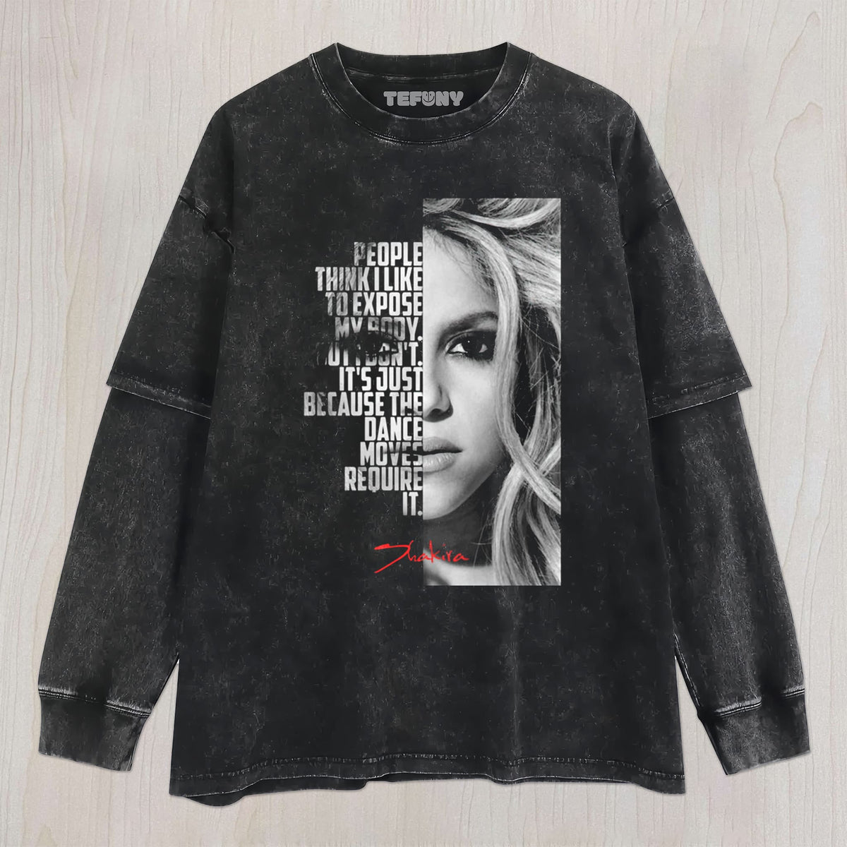 SHAKIRA V5 UNISEX TEE, TANK TOP, LAYERED LS, SWEATSHIRT & HOODIE
