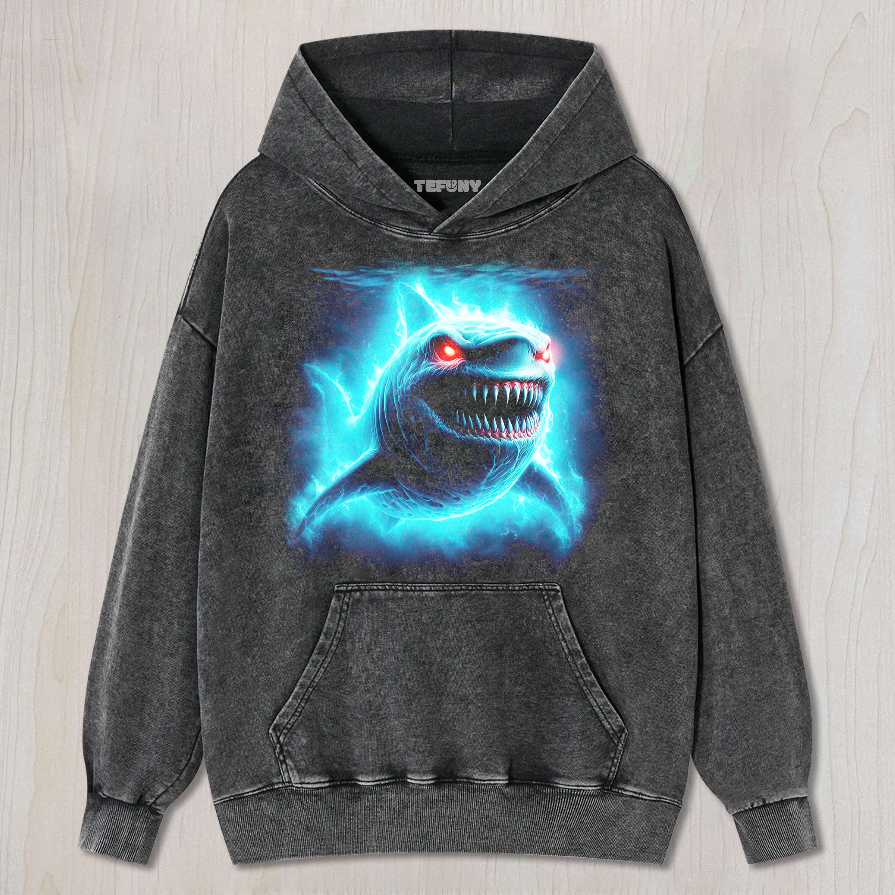 SHARK WITH RED EYES T-SHIRT