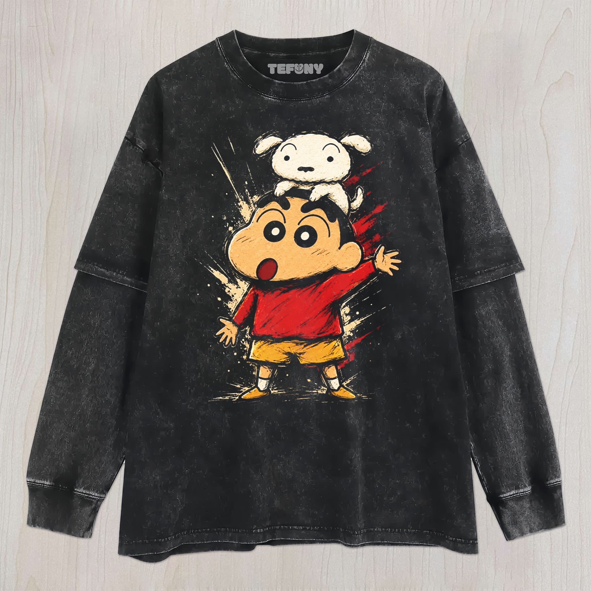 SHIN-CHAN V3 UNISEX TEE, TANK TOP, LAYERED LS, SWEATSHIRT & HOODIE