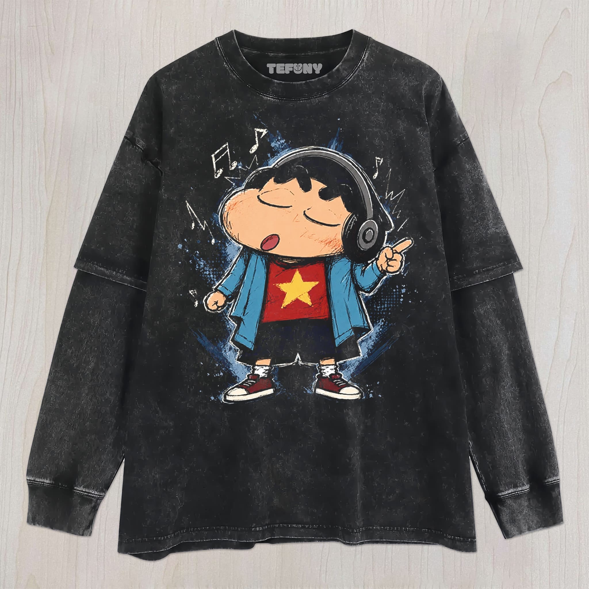 SHIN-CHAN V6 UNISEX TEE, TANK TOP, LAYERED LS, SWEATSHIRT & HOODIE