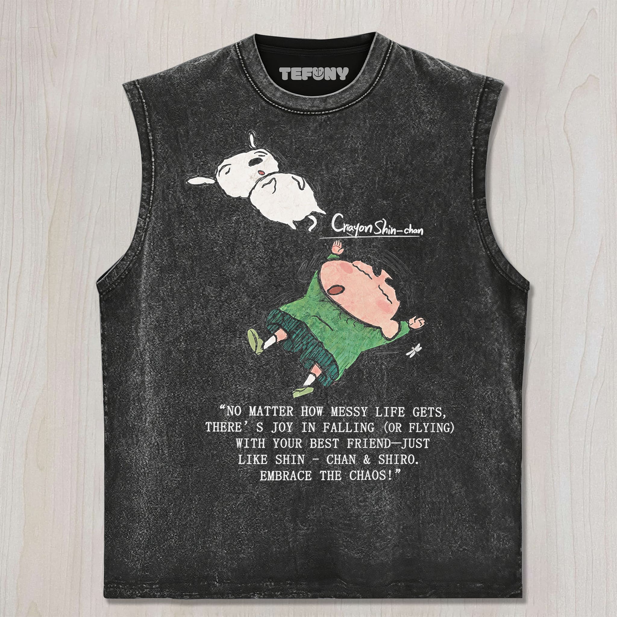 SHIN-CHAN V8 UNISEX TEE, TANK TOP, LAYERED LS, SWEATSHIRT & HOODIE