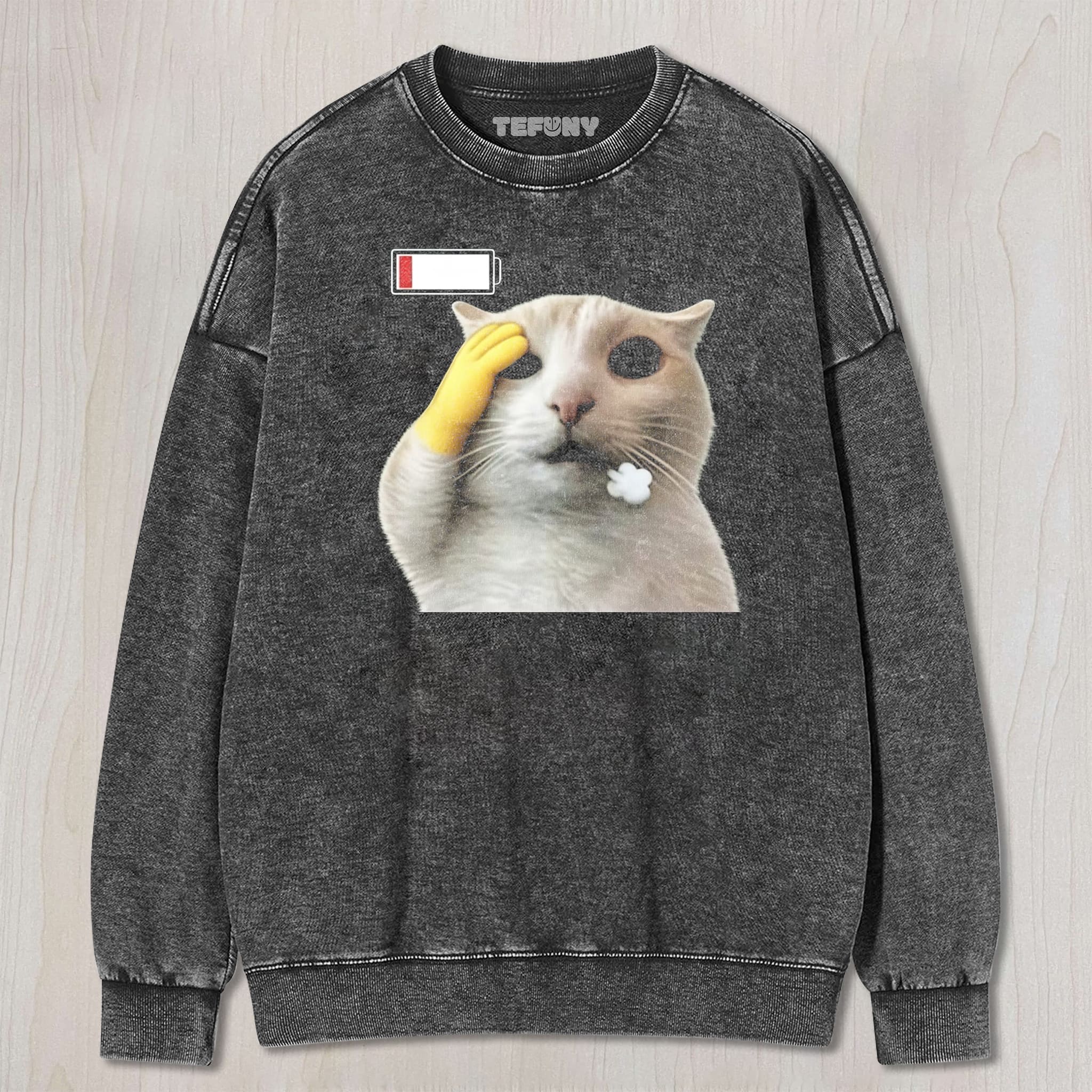 SHOCKED CAT FUNNY MEME V1 UNISEX TEE, TANK TOP, LAYERED LS, SWEATSHIRT & HOODIE