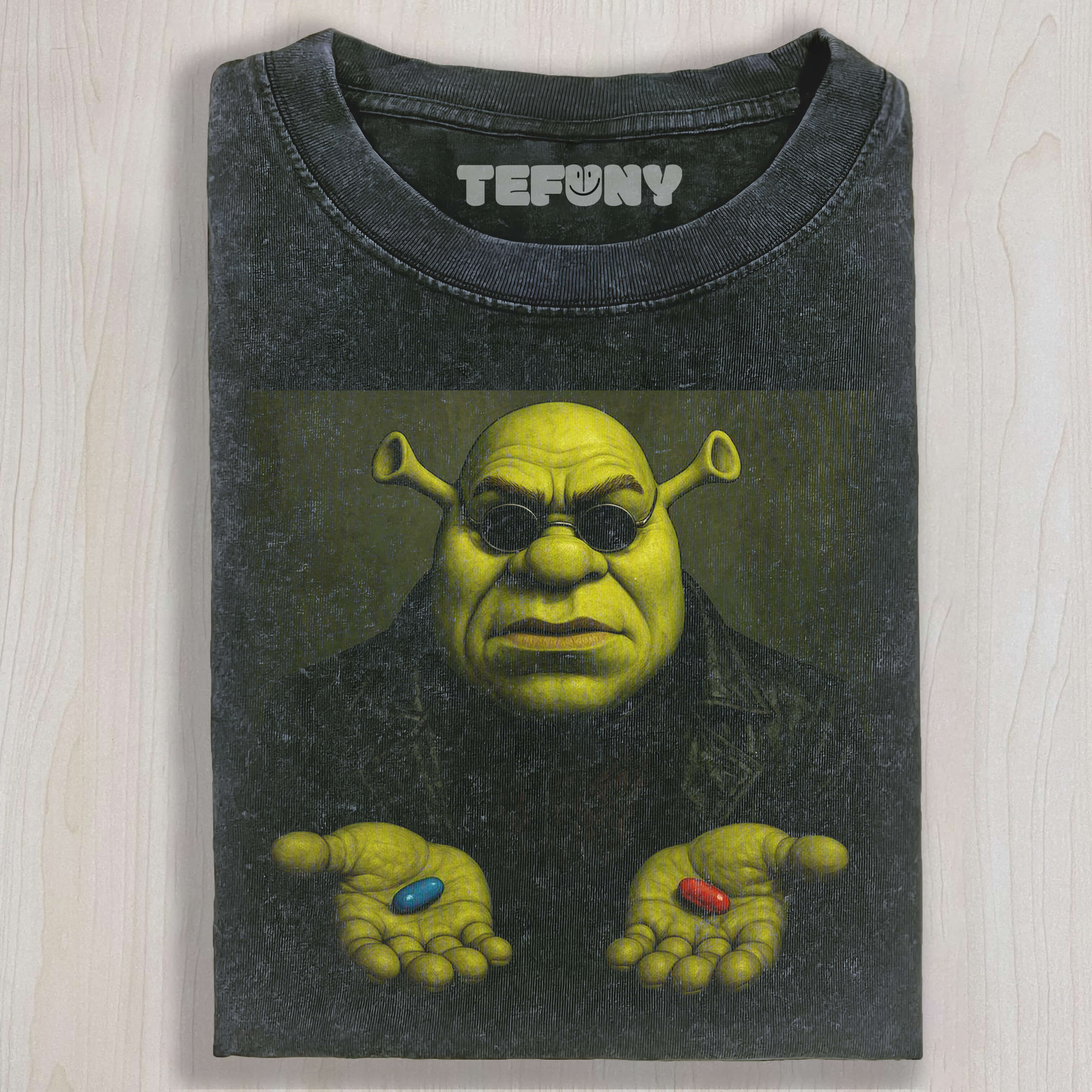 SHREK MAKES YOU TAKE MEDICINE T-SHIRT