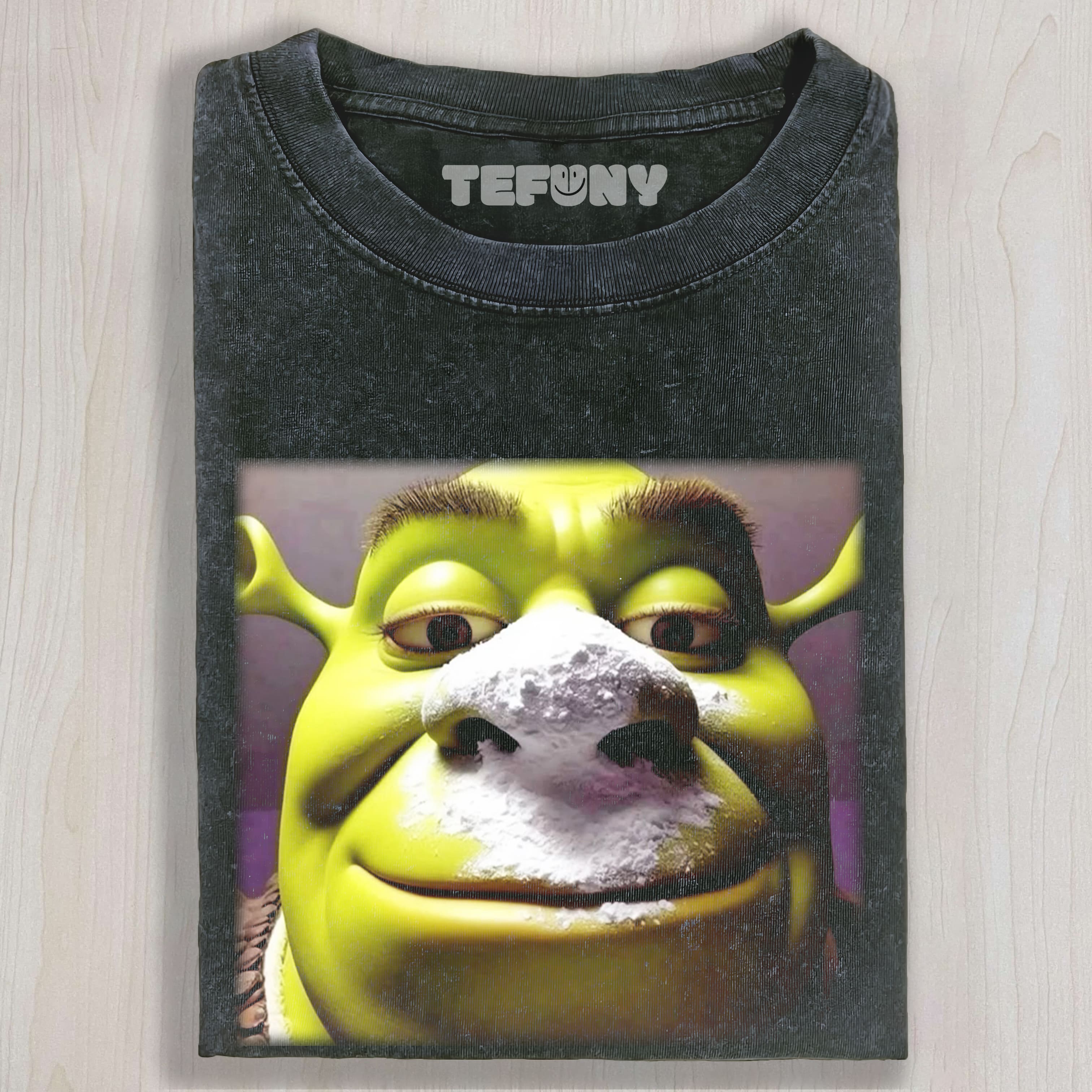 SHREK WITH WHITE POWDER TEE & SWEAT & HOOD