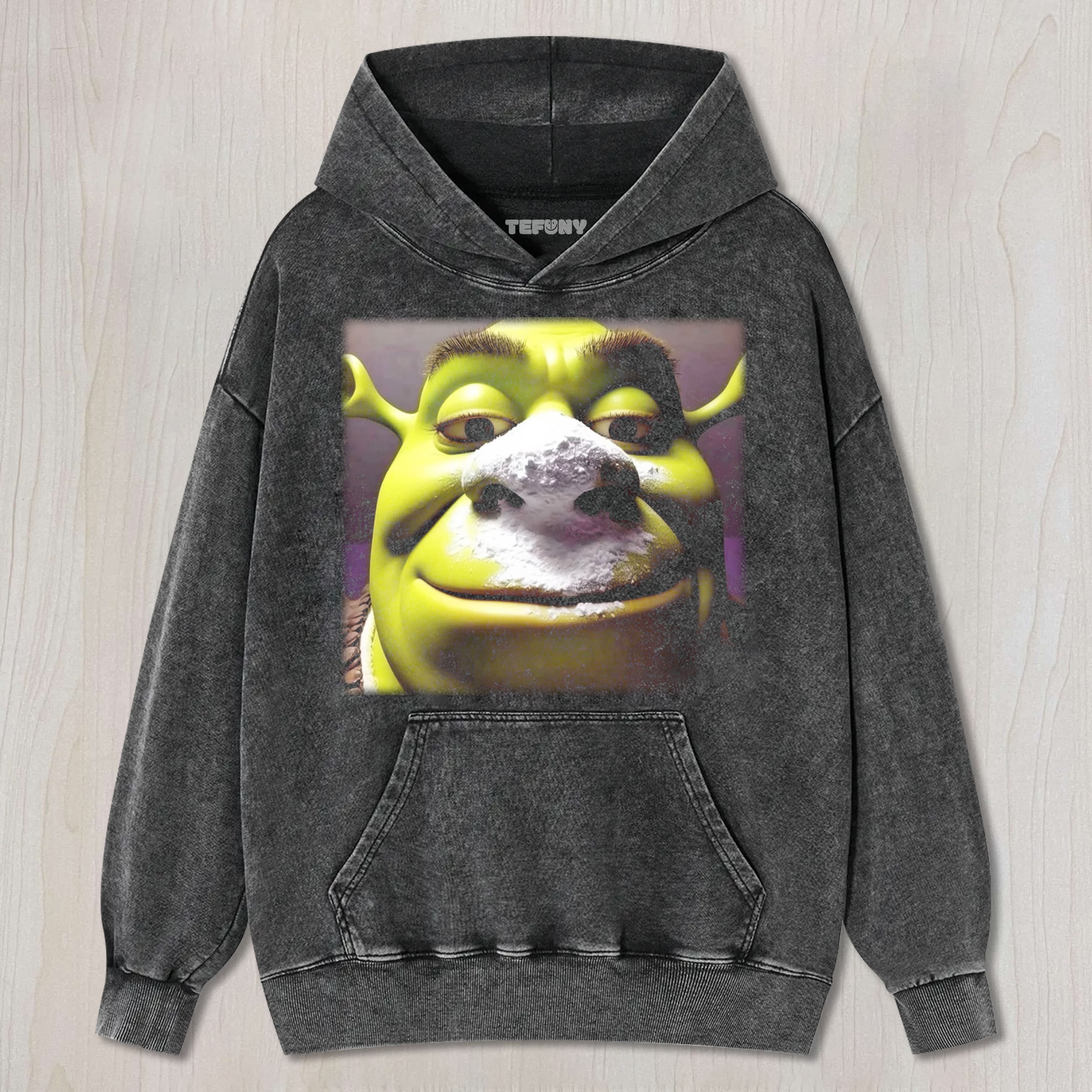 SHREK WITH WHITE POWDER TEE & SWEAT & HOOD