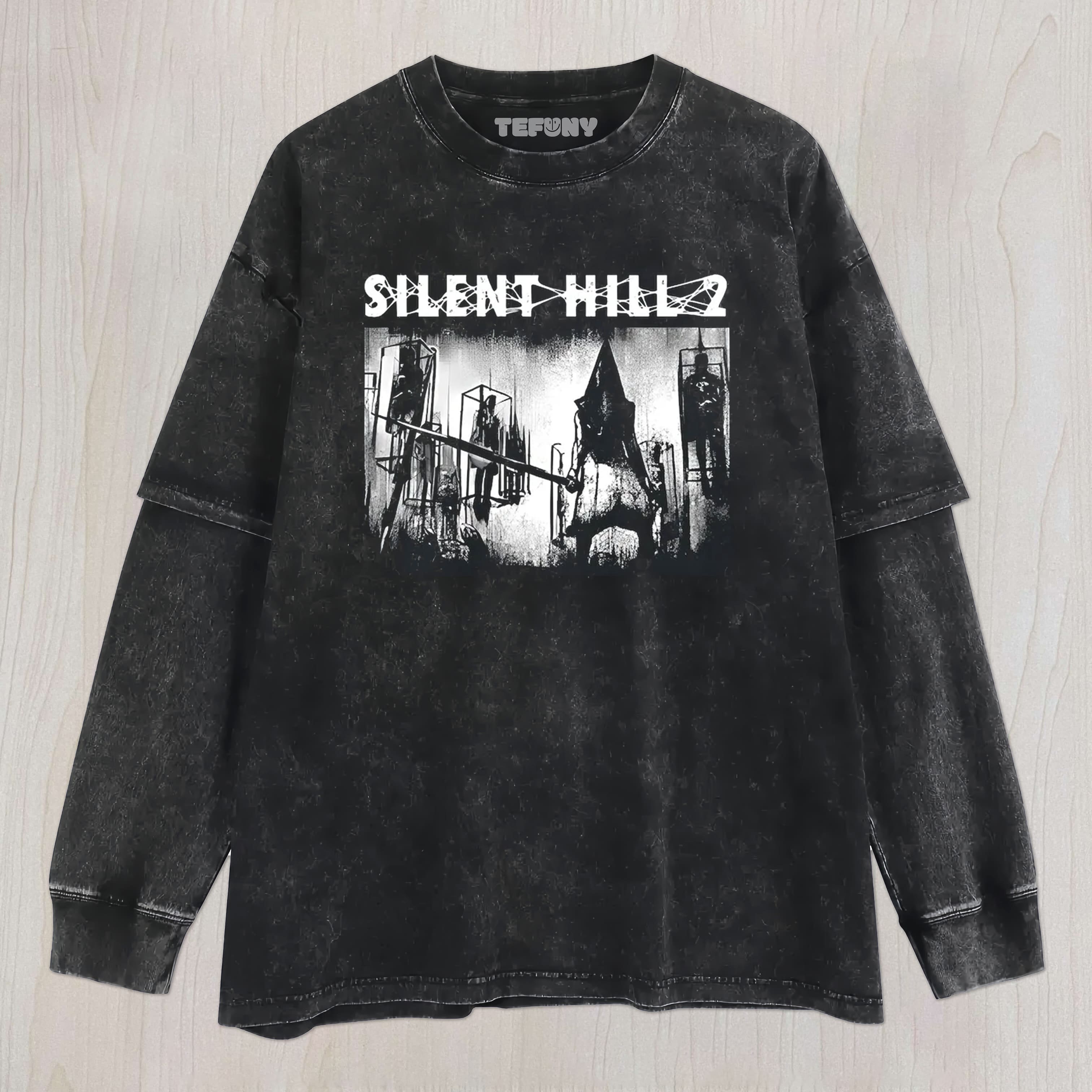 SILENT HILL 2 V1 UNISEX TEE, TANK TOP, LAYERED LS, SWEATSHIRT & HOODIE