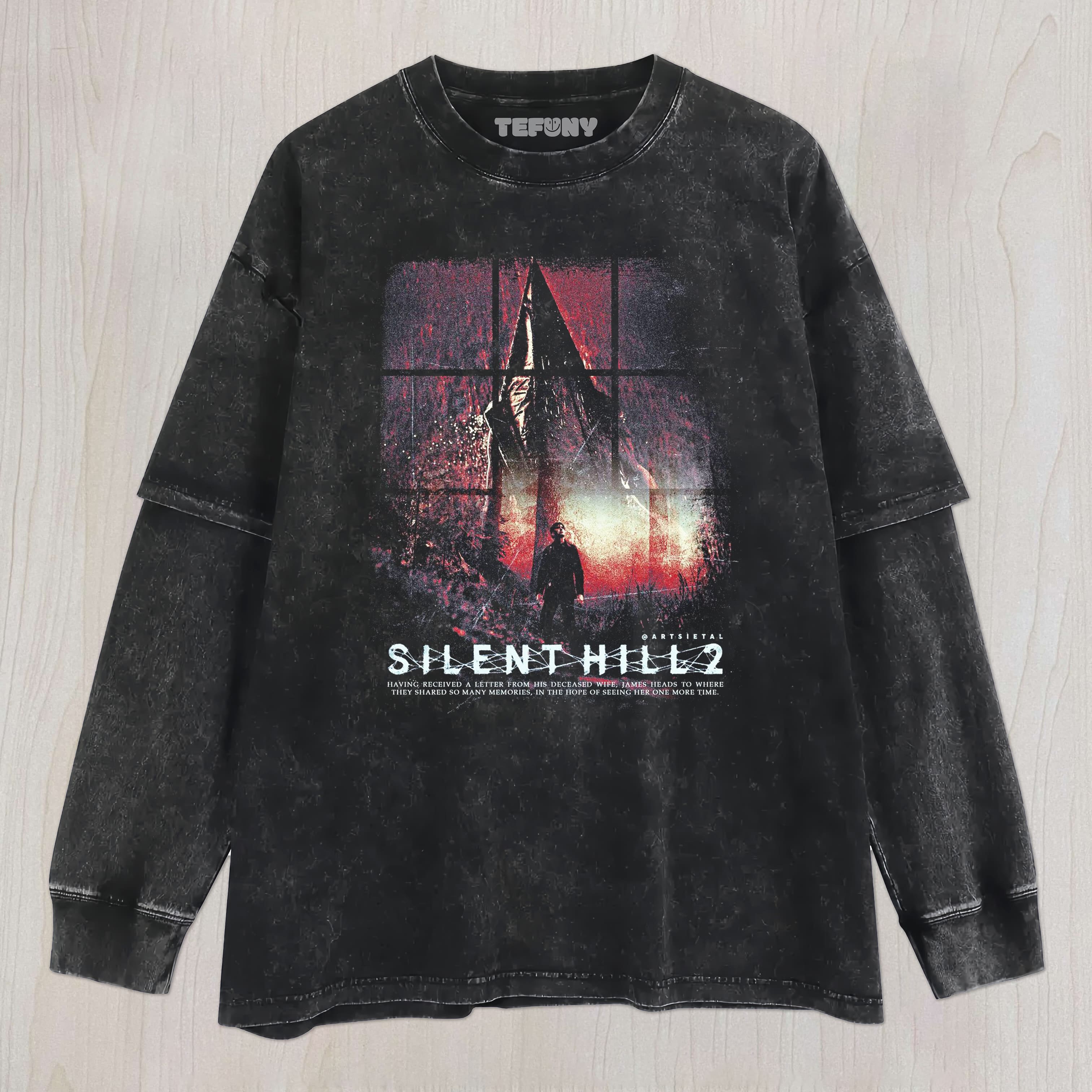 SILENT HILL 2 V3 UNISEX TEE, TANK TOP, LAYERED LS, SWEATSHIRT & HOODIE