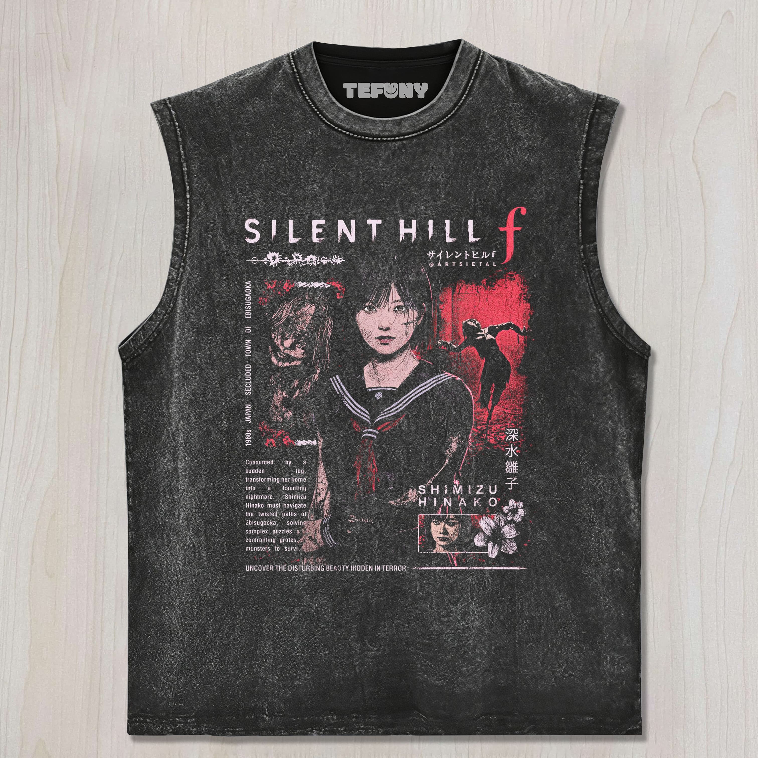 SILENT HILL F V2 TANK TOP