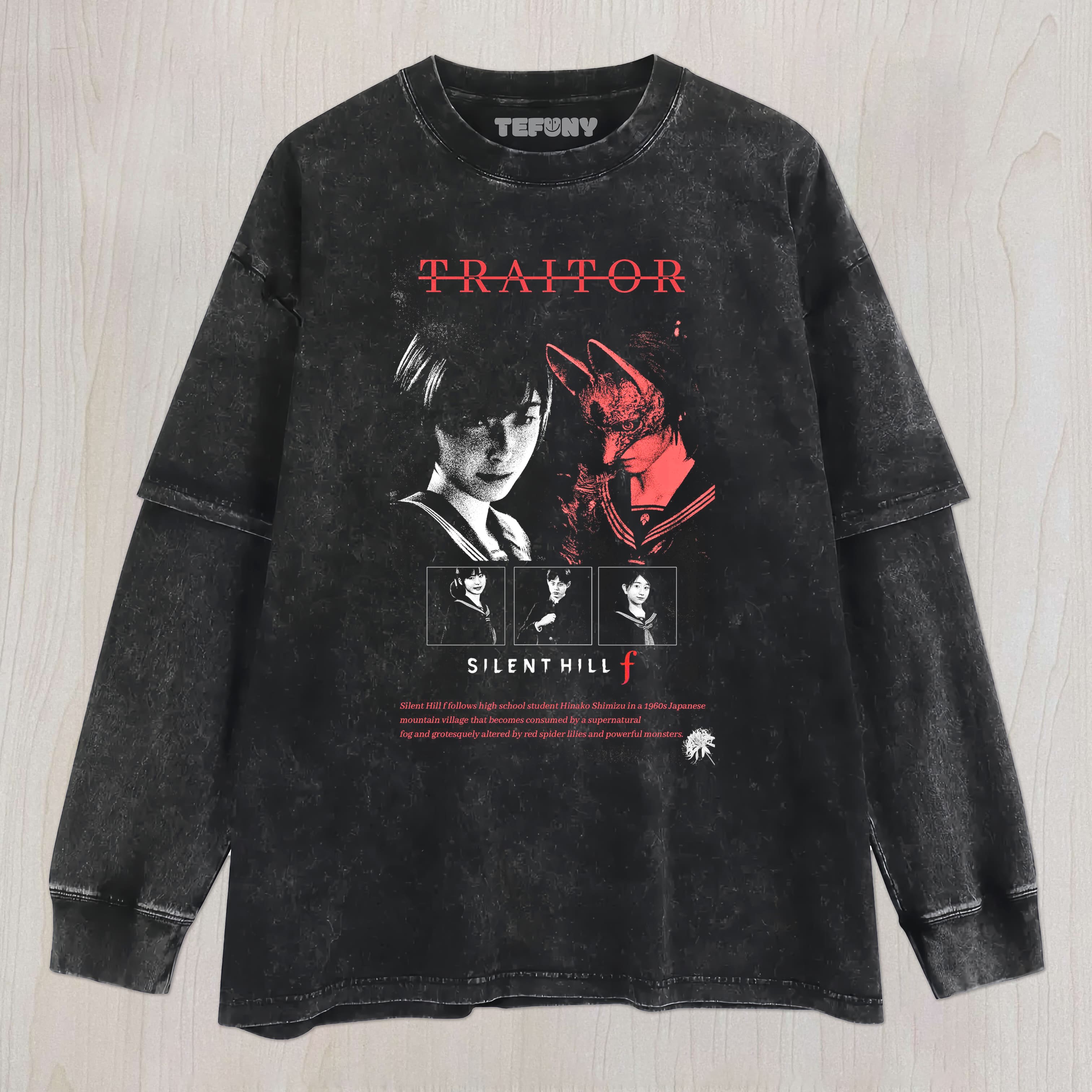 SILENT HILL F V2 UNISEX TEE, TANK TOP, LAYERED LS, SWEATSHIRT & HOODIE