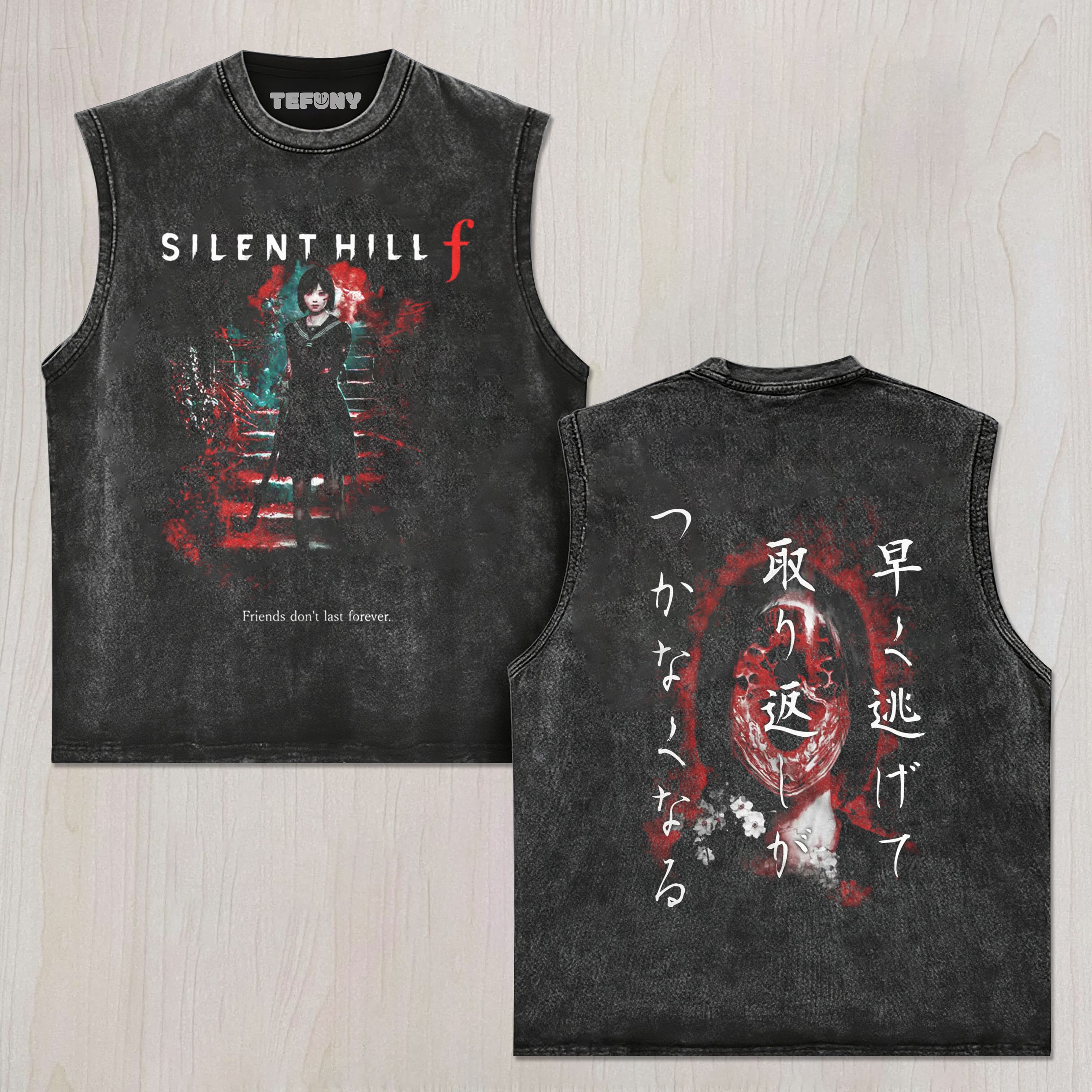 SILENT HILL F V3 UNISEX TEE, TANK TOP, LAYERED LS, SWEATSHIRT & HOODIE