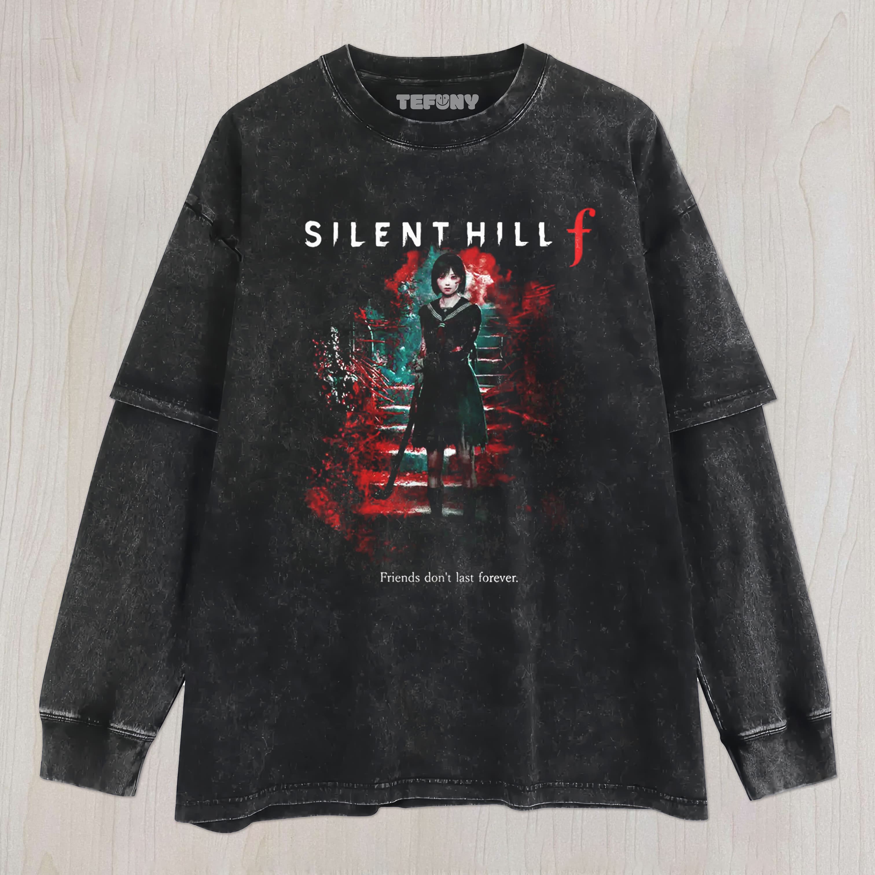 SILENT HILL F V3 UNISEX TEE, TANK TOP, LAYERED LS, SWEATSHIRT & HOODIE