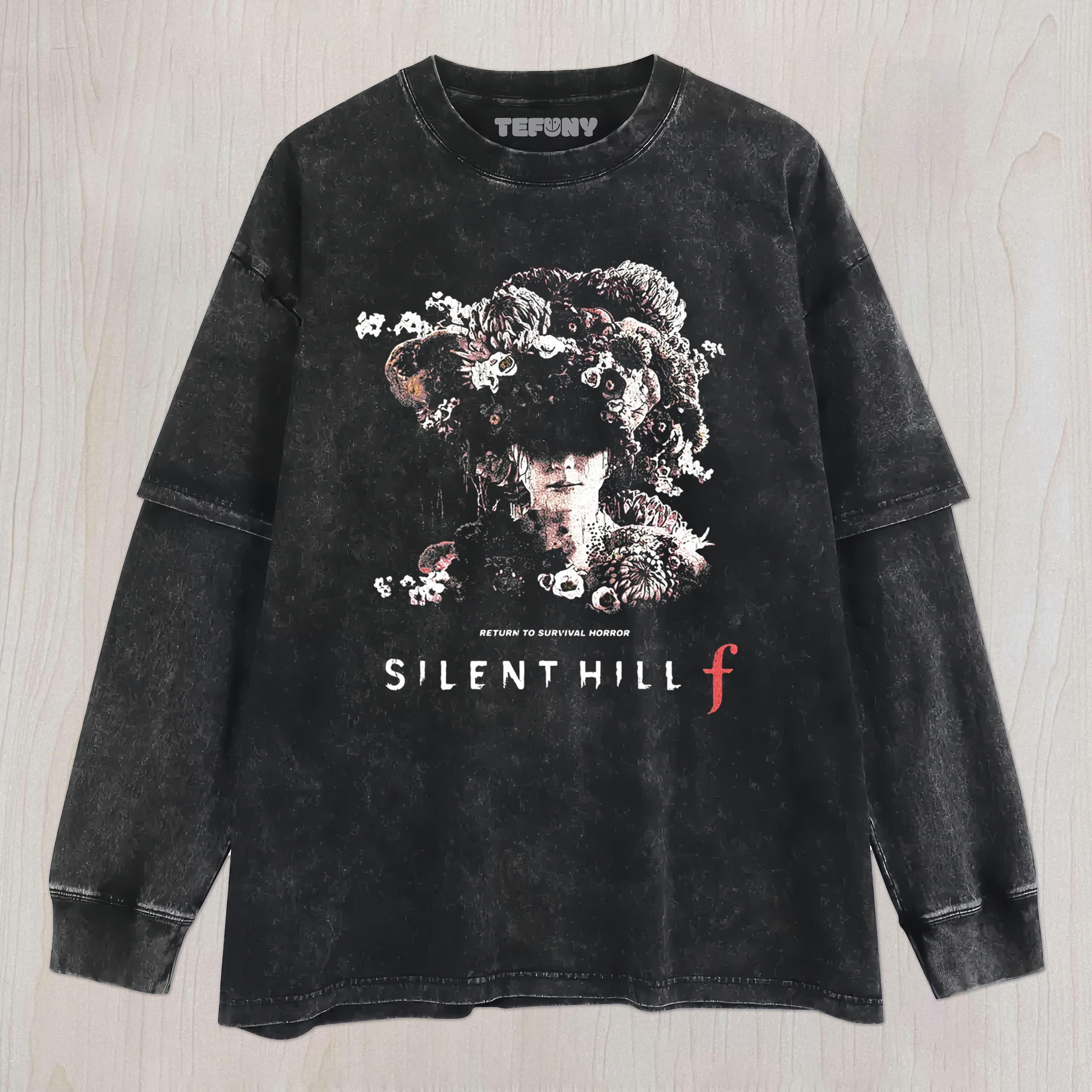 SILENT HILL F V4 UNISEX TEE, TANK TOP, LAYERED LS, SWEATSHIRT & HOODIE