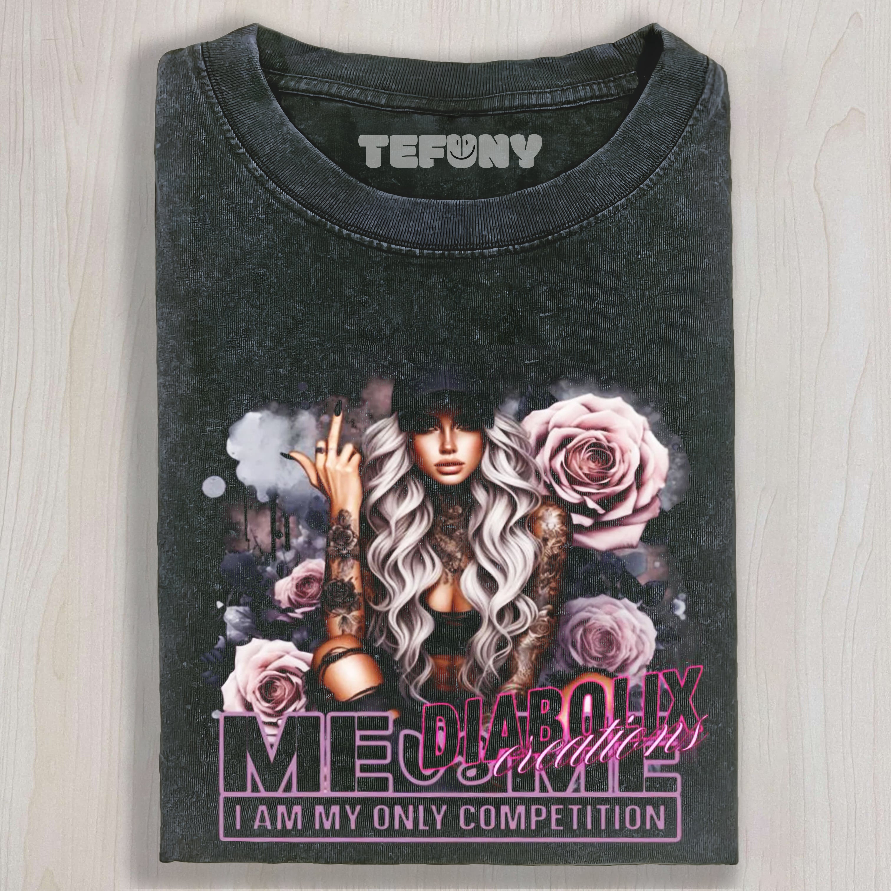 SILVER HAIR & ROSES UNISEX TEE, TANK TOP, LAYERED LS, SWEATSHIRT & HOODIE