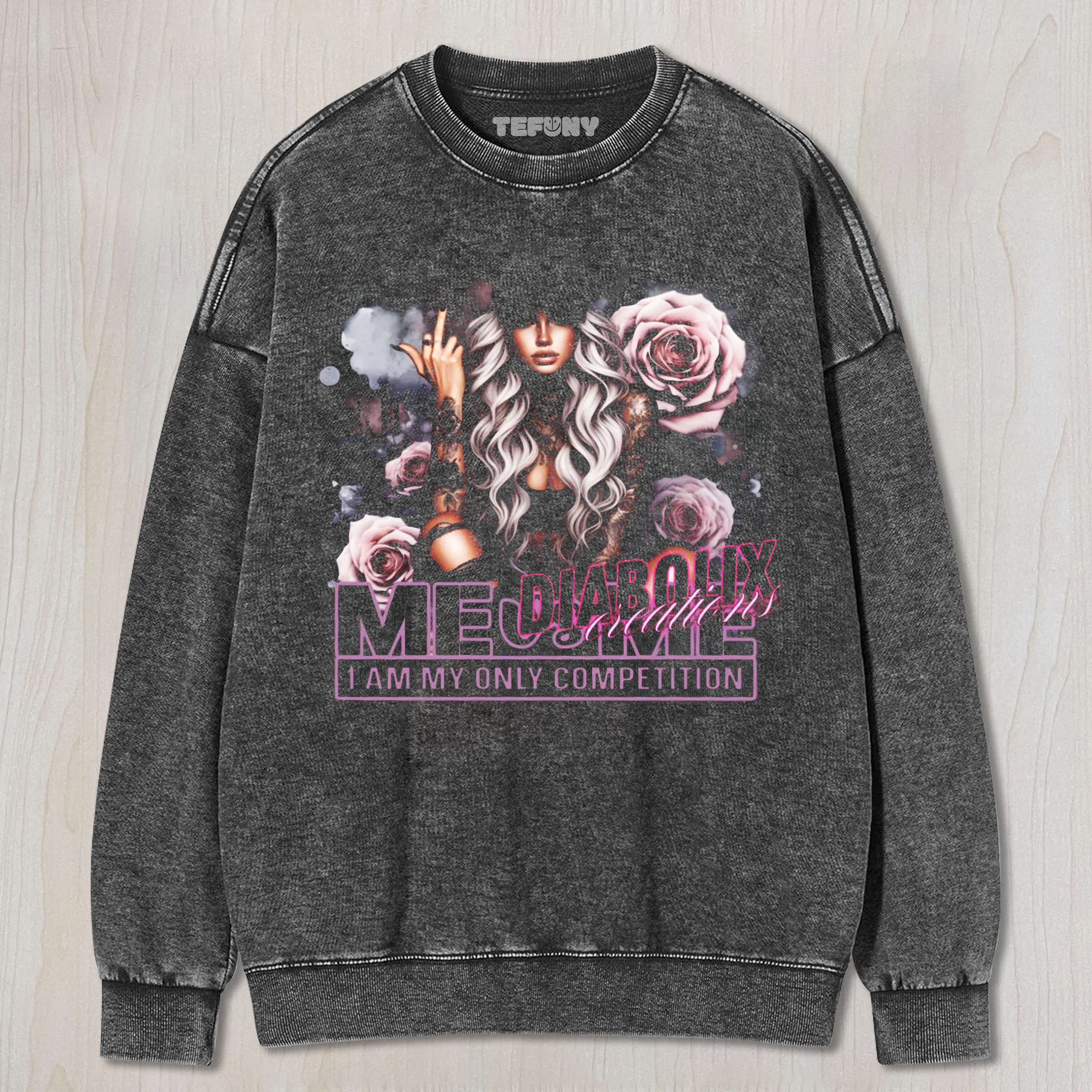 SILVER HAIR & ROSES UNISEX TEE, TANK TOP, LAYERED LS, SWEATSHIRT & HOODIE