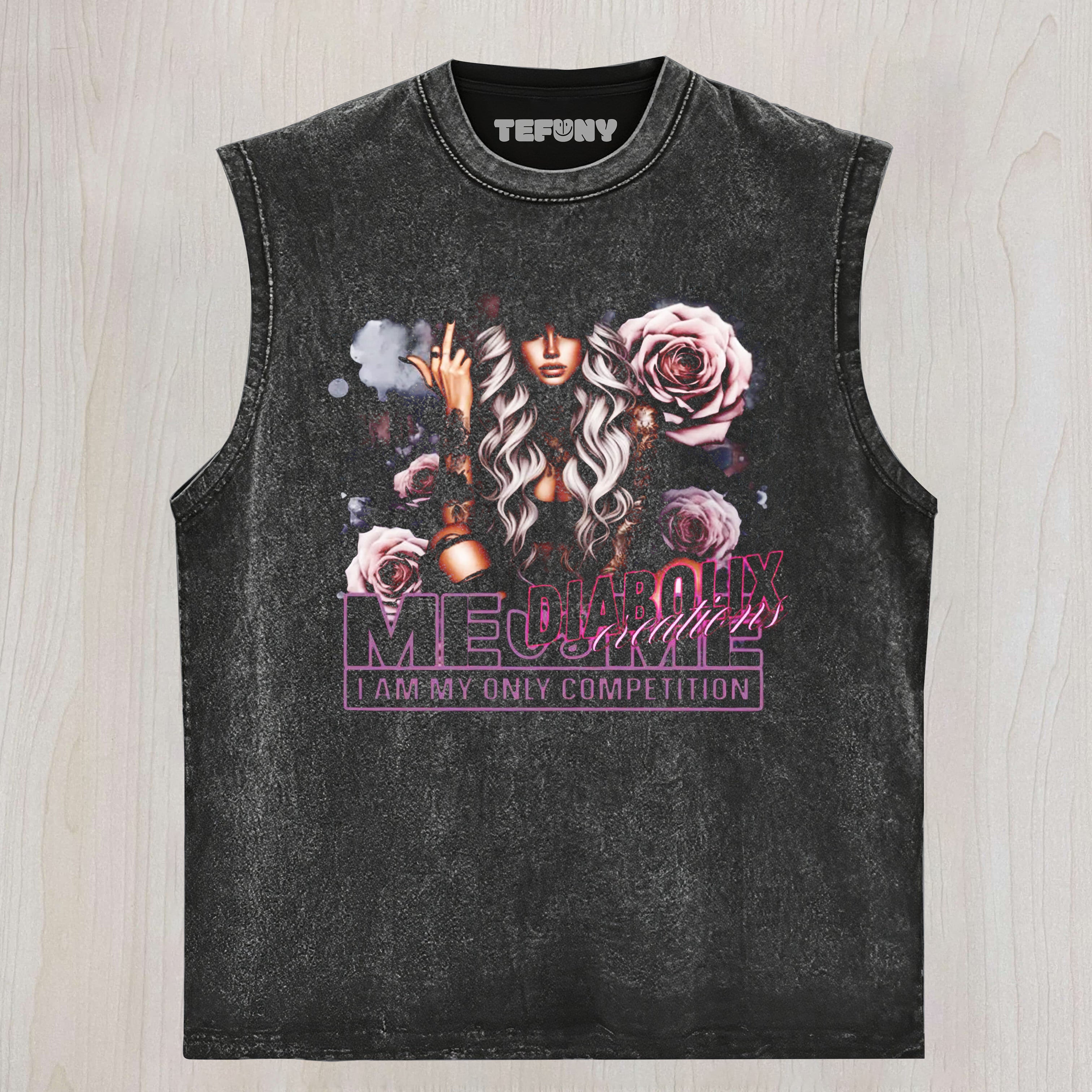 SILVER HAIR & ROSES UNISEX TEE, TANK TOP, LAYERED LS, SWEATSHIRT & HOODIE