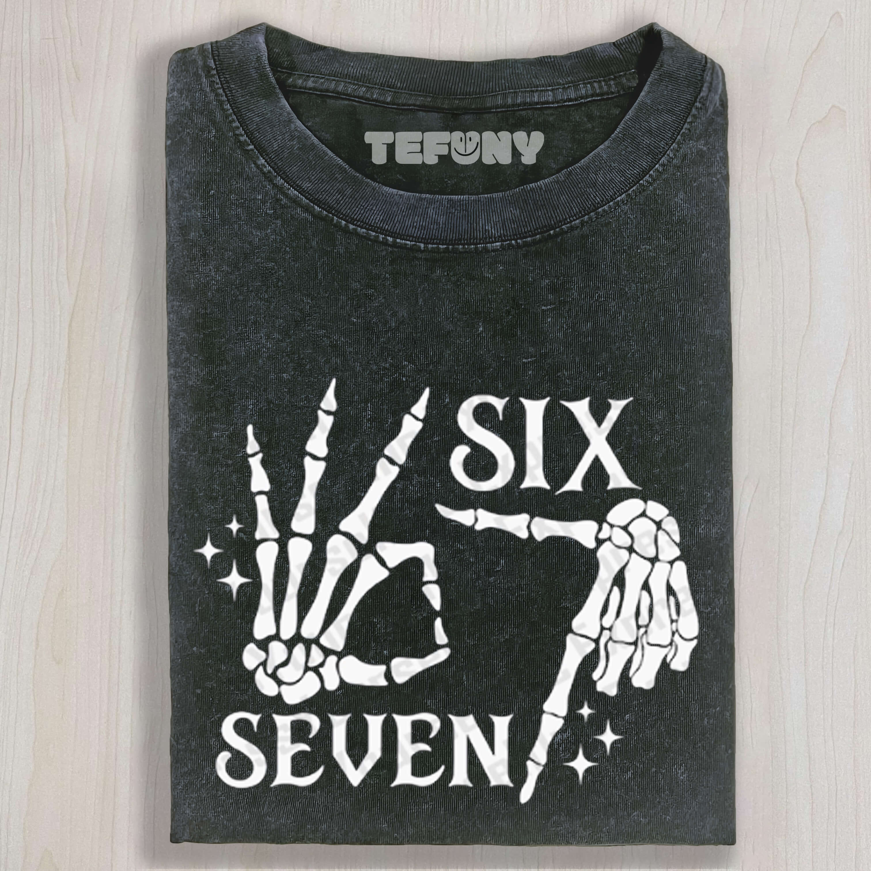 SIX SEVEN 6 7 MEME T-SHIRT