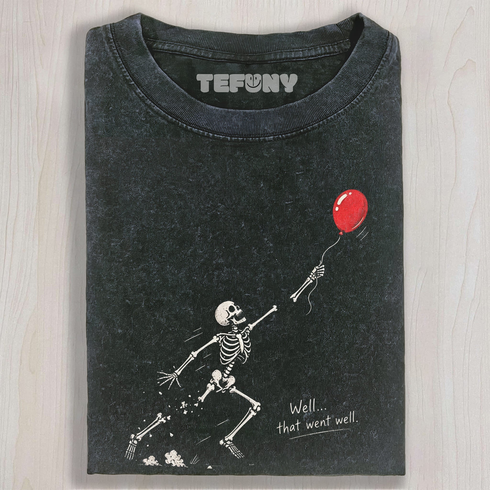 SKELETON LOST BALLOON UNISEX TEE, TANK TOP, LAYERED LS, SWEATSHIRT & HOODIE