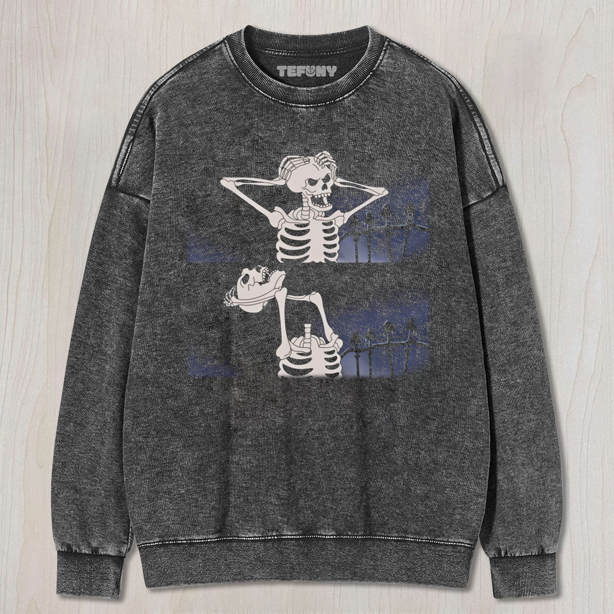 SKELETON PULLED OFF ITS HEAD UNISEX TEE, TANK TOP, LAYERED LS, SWEATSHIRT & HOODIE