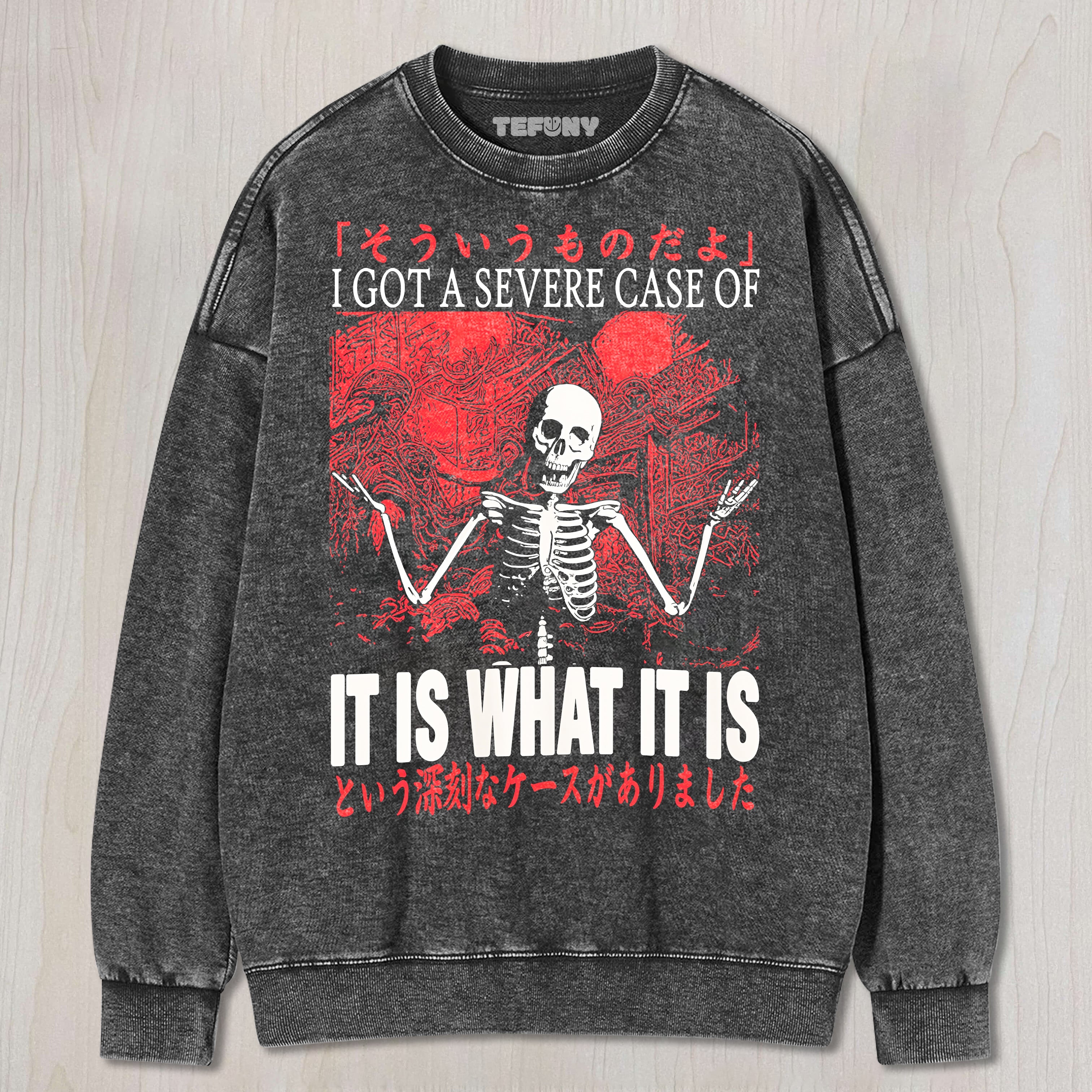 SKELETON GETS SICK T-SHIRT
