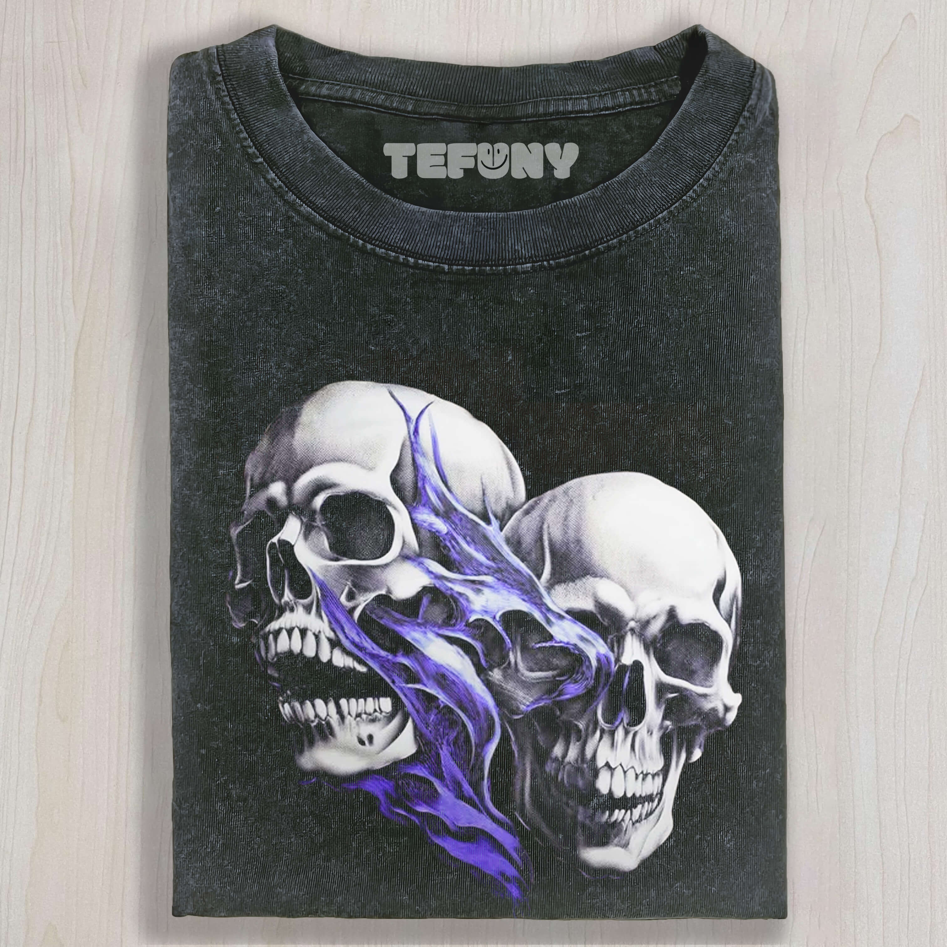 SKELETON GOTHIC RETRO TEE & SWEAT & HOOD