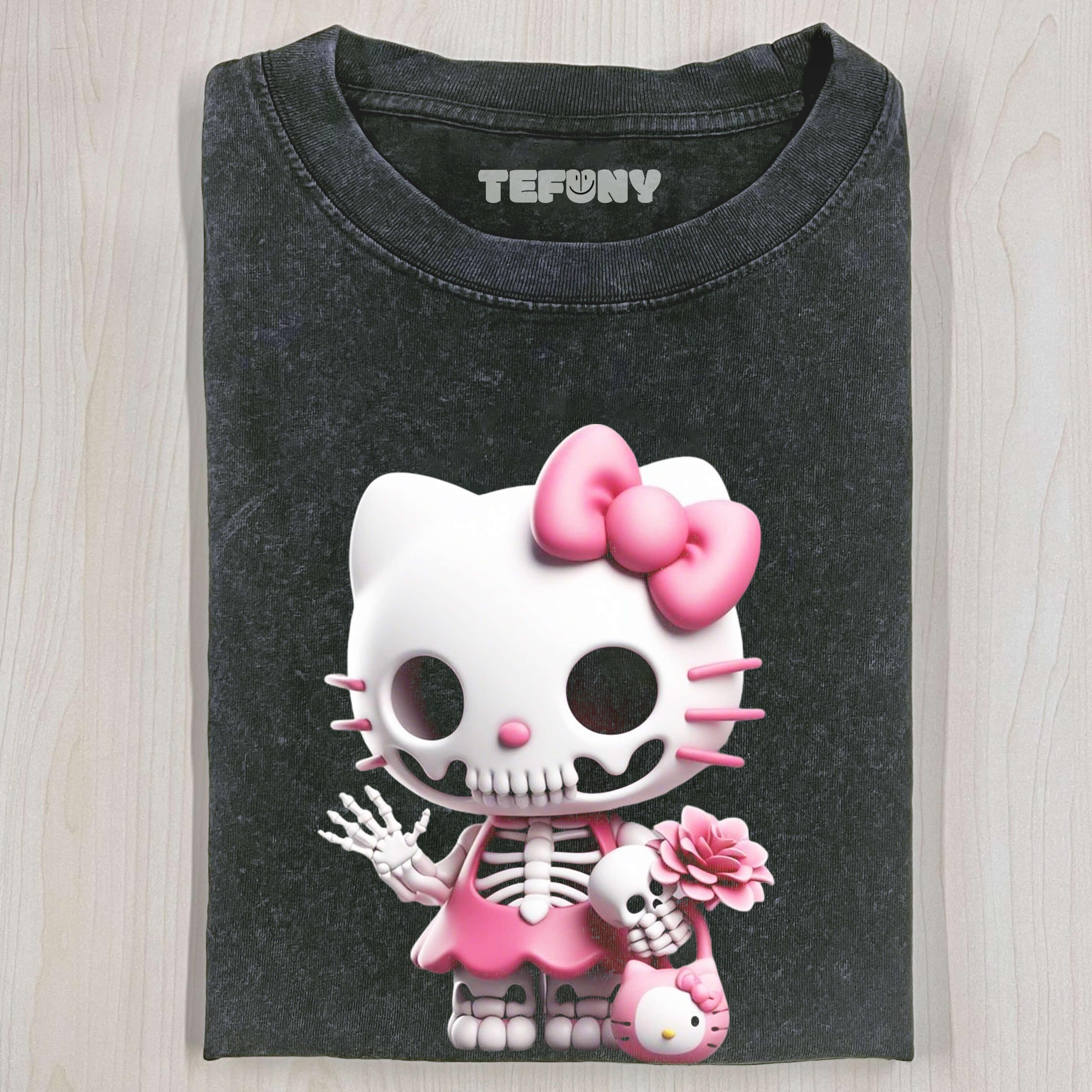 SKELETON HELLO KITTY T-SHIRT