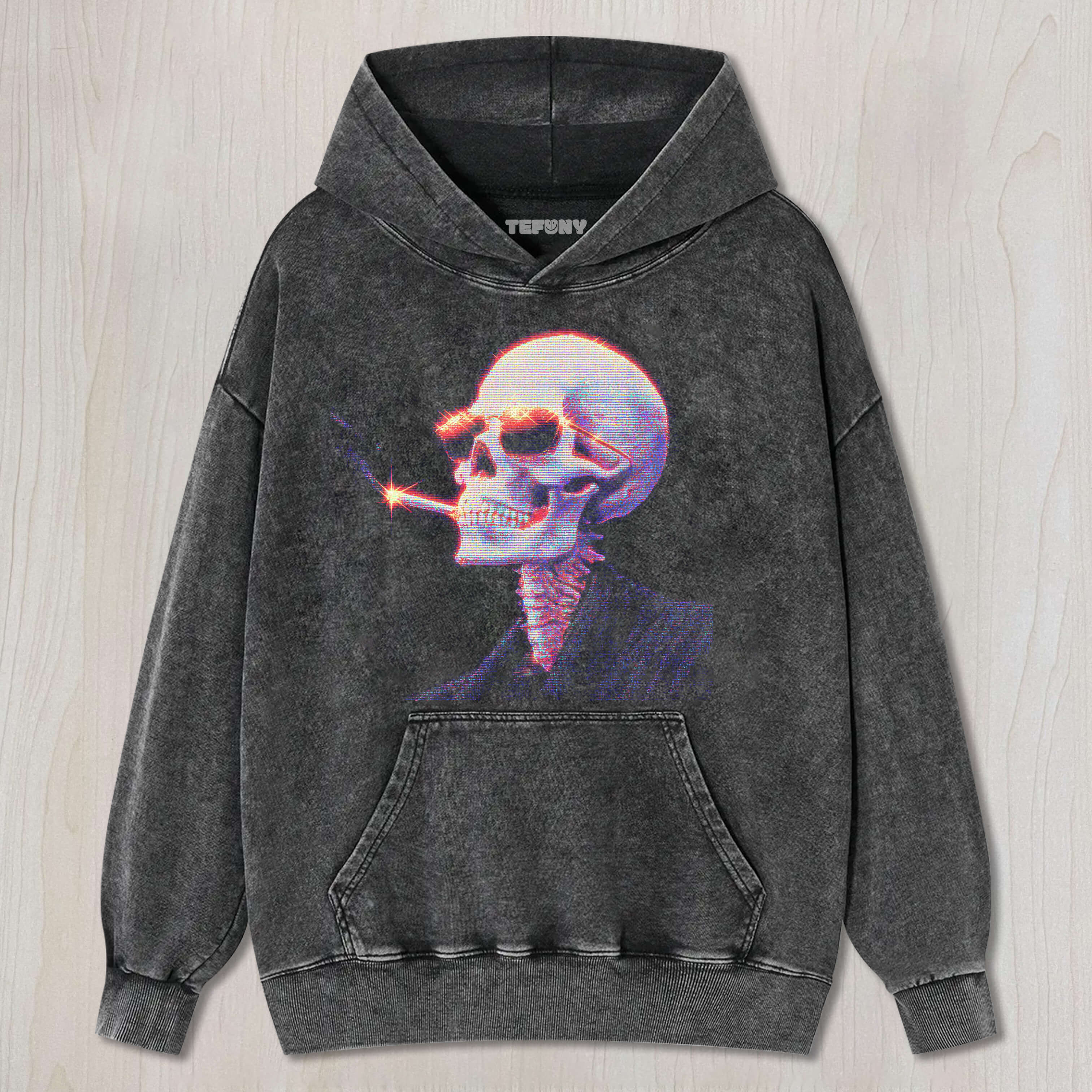 SKELETON SMOKING TEE & SWEAT & HOOD