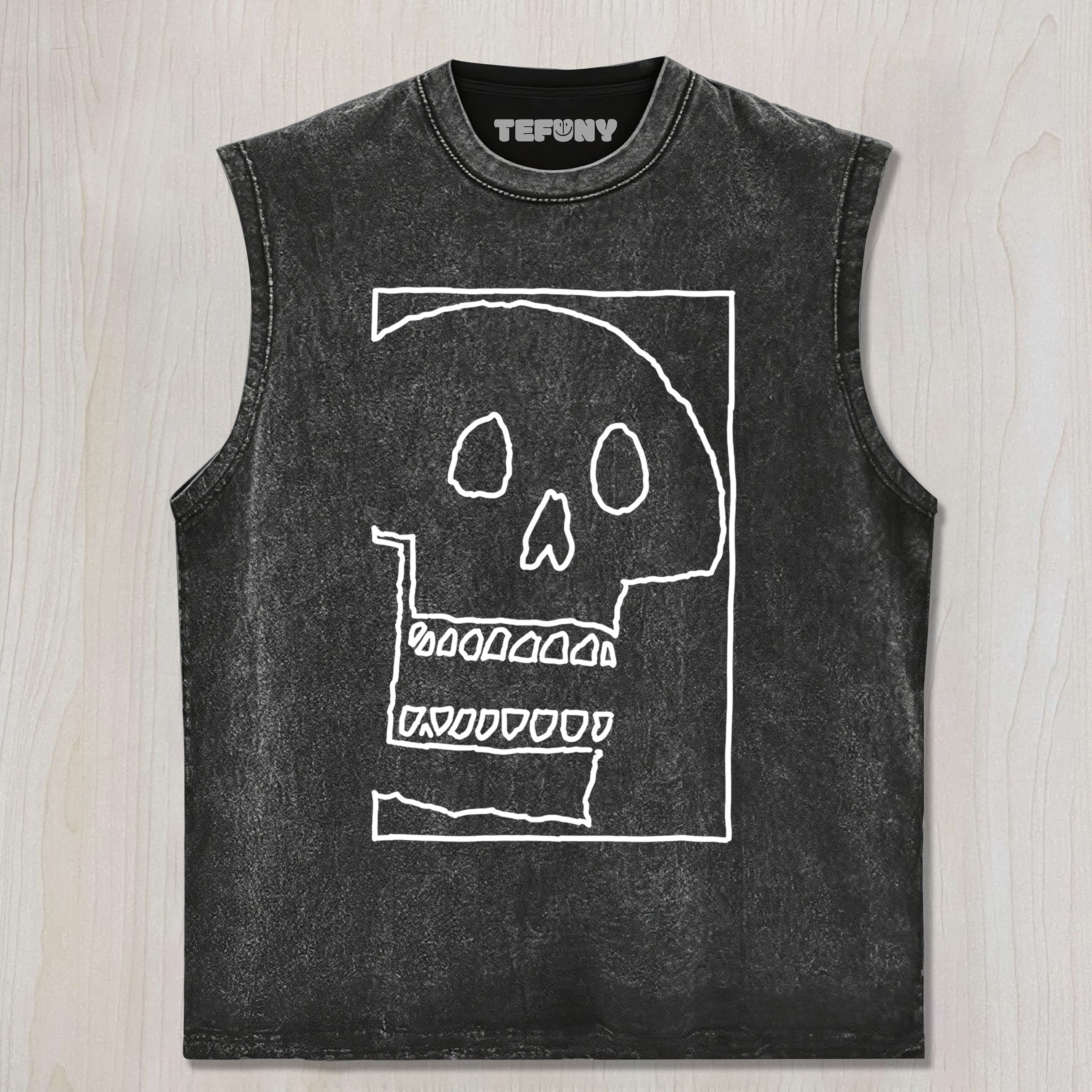 SKULL LINES UNISEX TEE, TANK TOP, LAYERED LS, SWEATSHIRT & HOODIE