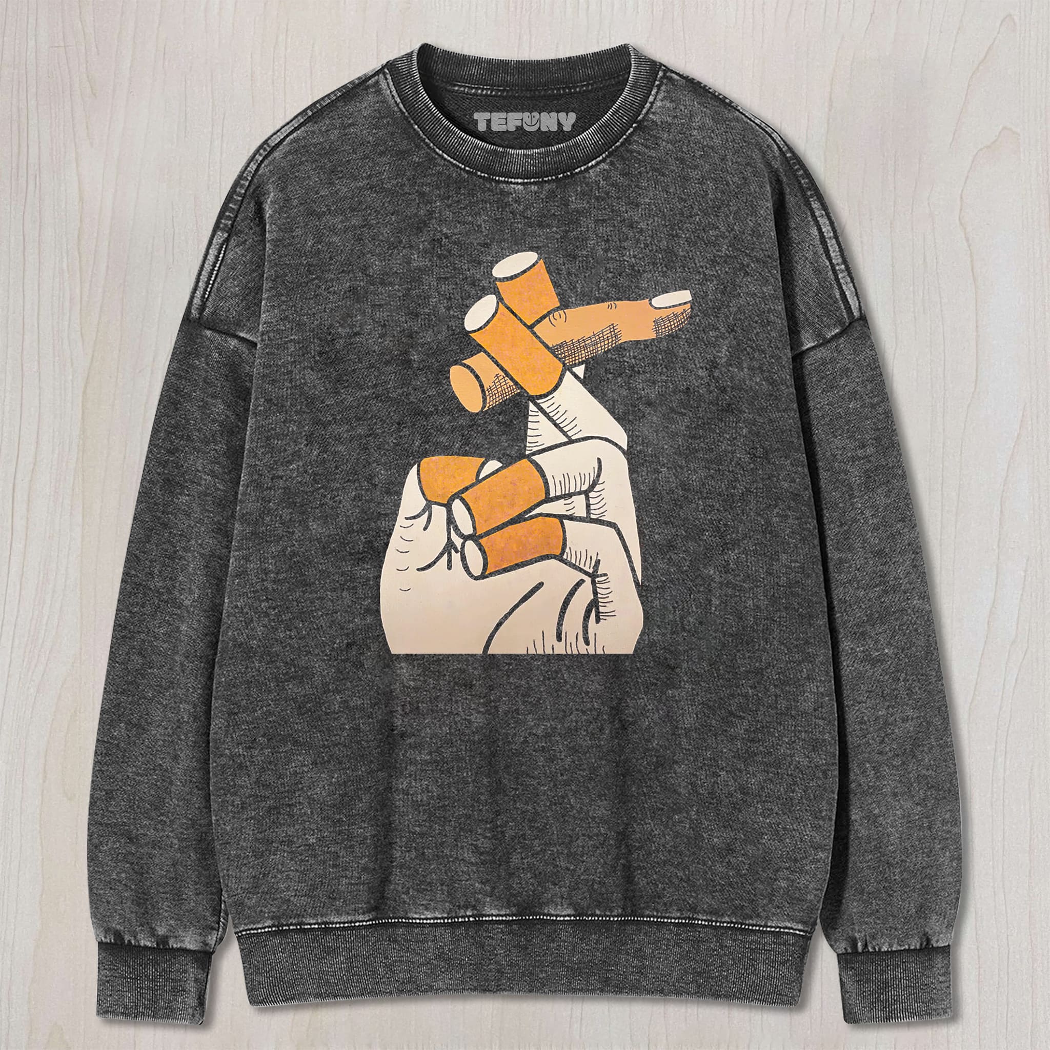 SMOKE & HAND UNISEX TEE, TANK TOP, LAYERED LS, SWEATSHIRT & HOODIE