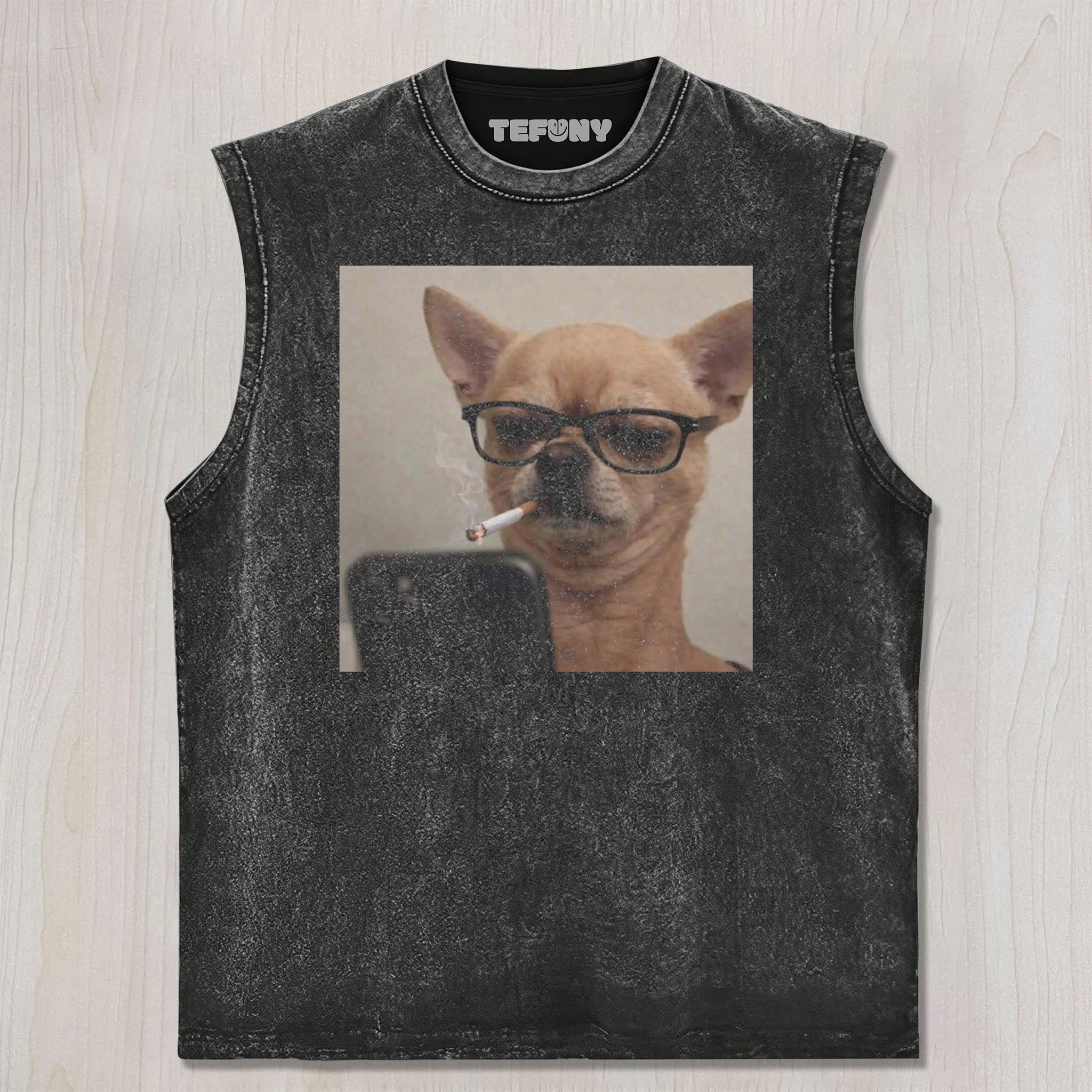 SMOKING DOG V2 UNISEX TEE, TANK TOP, LAYERED LS, SWEATSHIRT & HOODIE