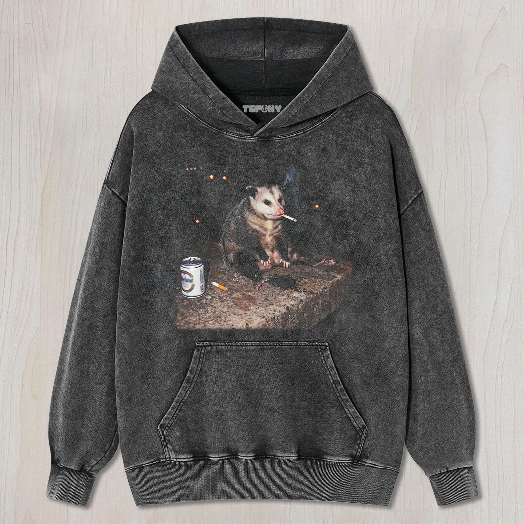 SMOKING POSSUM MEME UNISEX TEE, TANK TOP, LAYERED LS, SWEATSHIRT & HOODIE