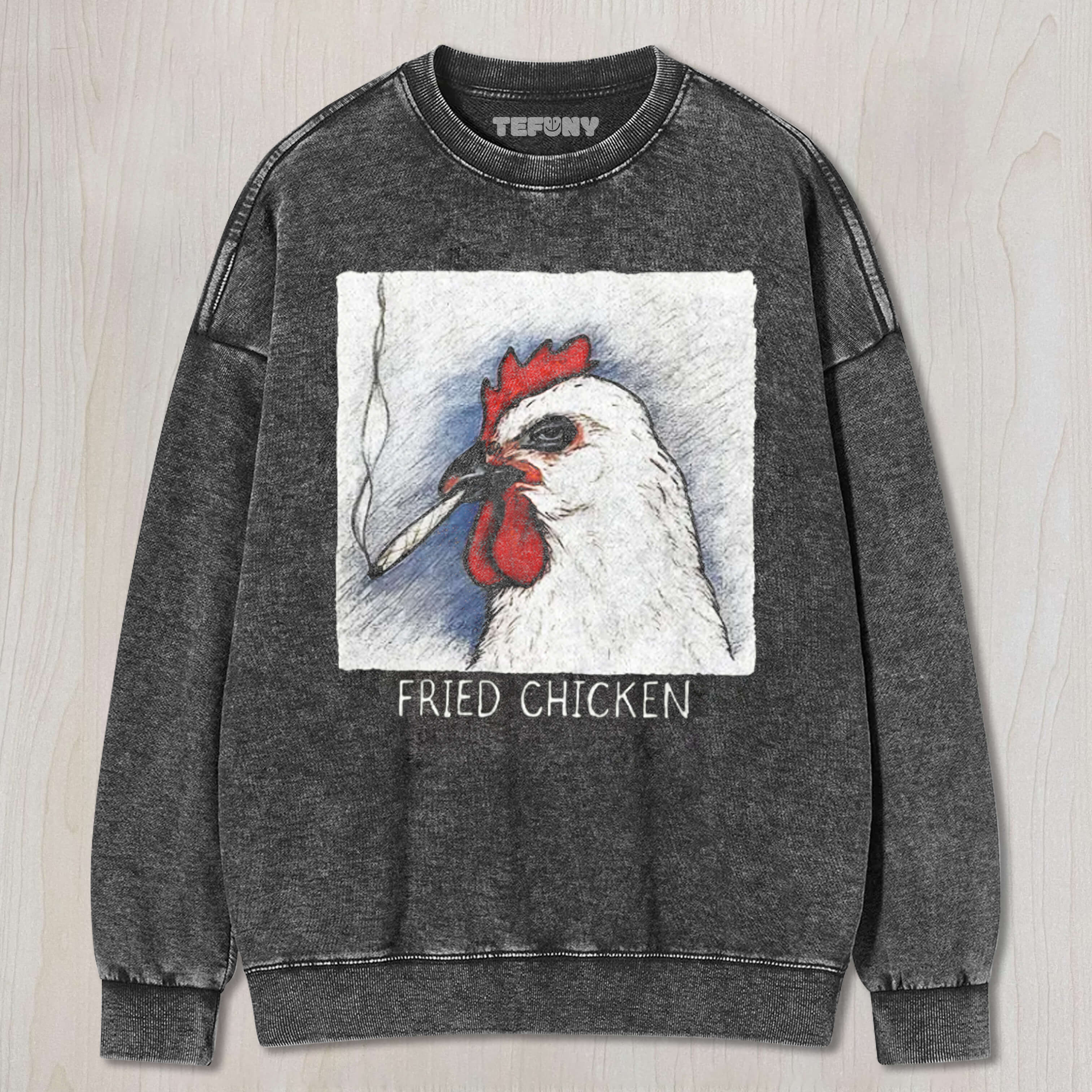 SMOKING WEED FRIED CHICKEN TEE & SWEAT & HOOD