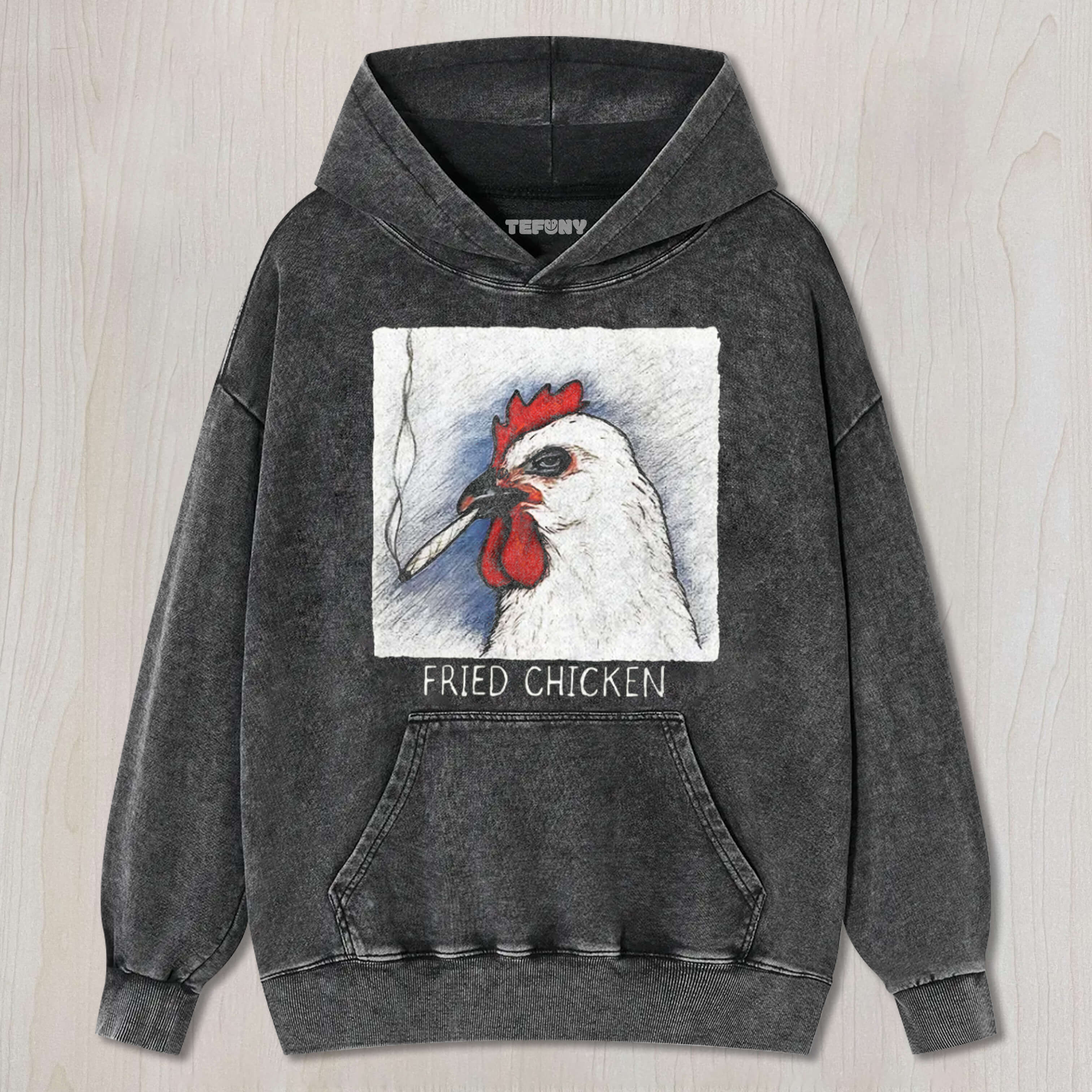 SMOKING WEED FRIED CHICKEN TEE & SWEAT & HOOD