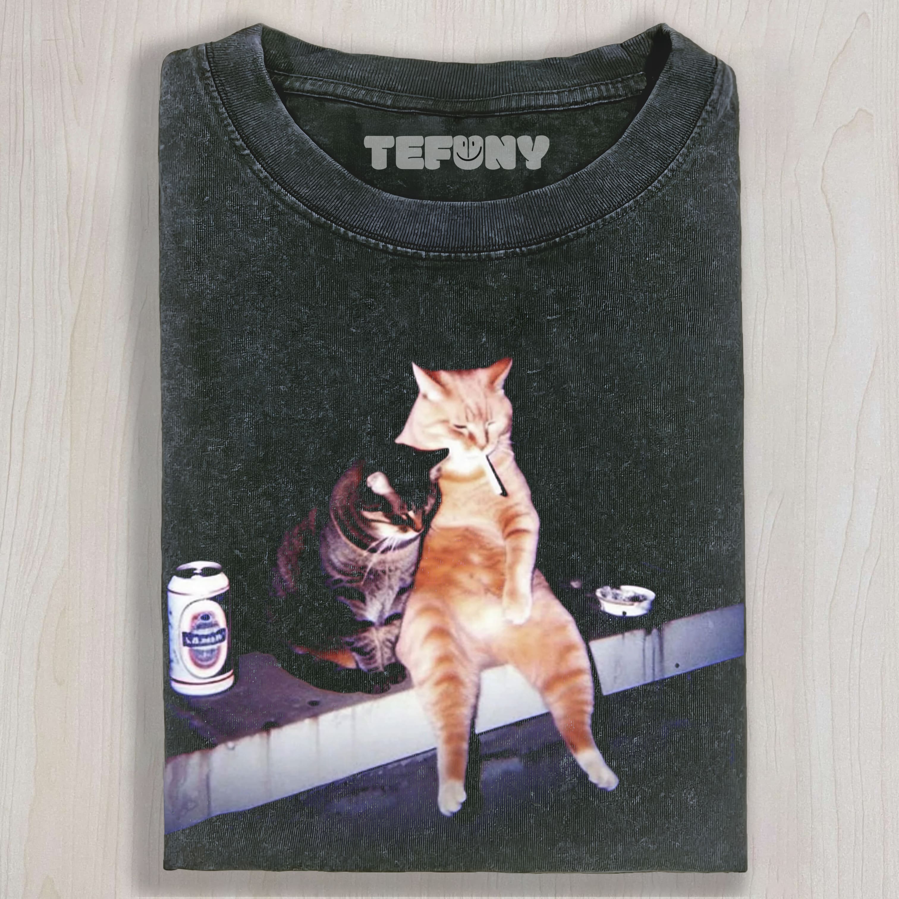 SMOKING CAT TEE & SWEAT & HOOD