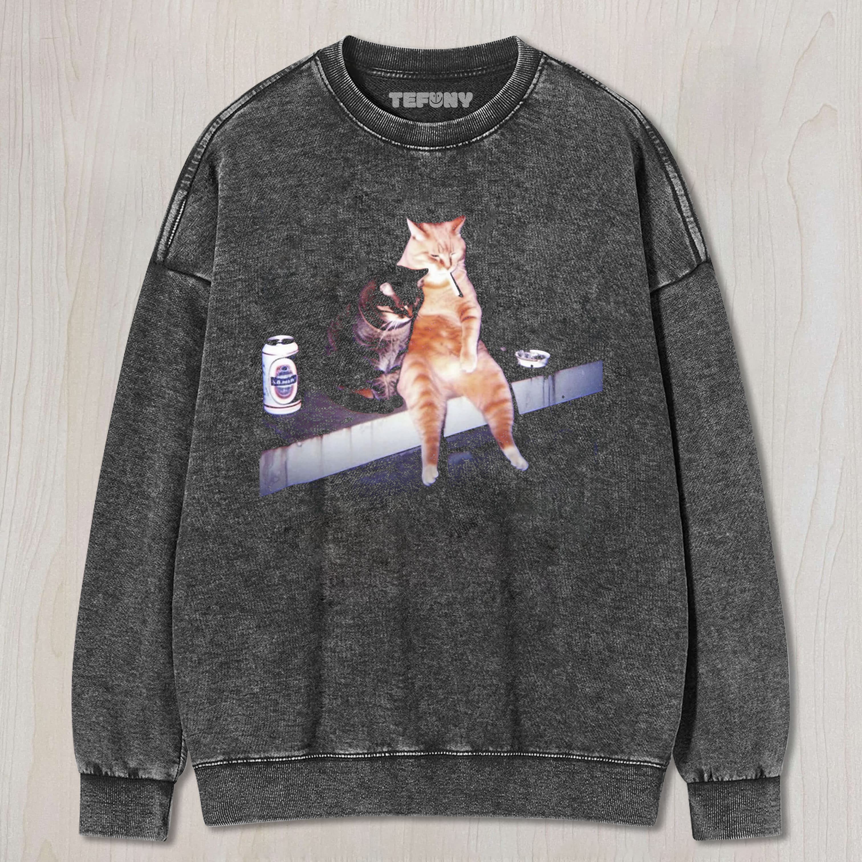 SMOKING CAT TEE & SWEAT & HOOD