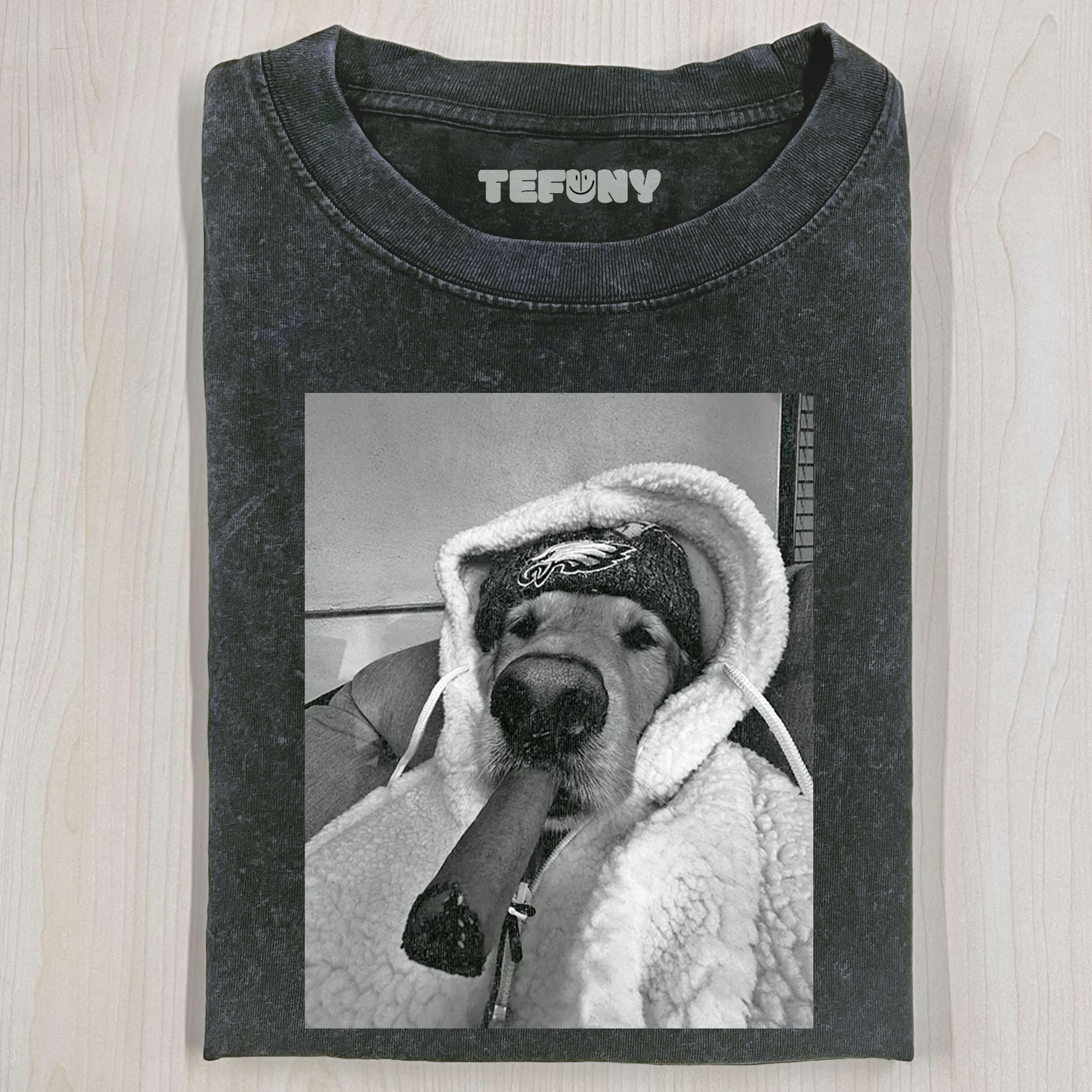 SMOKING DOG T-SHIRT