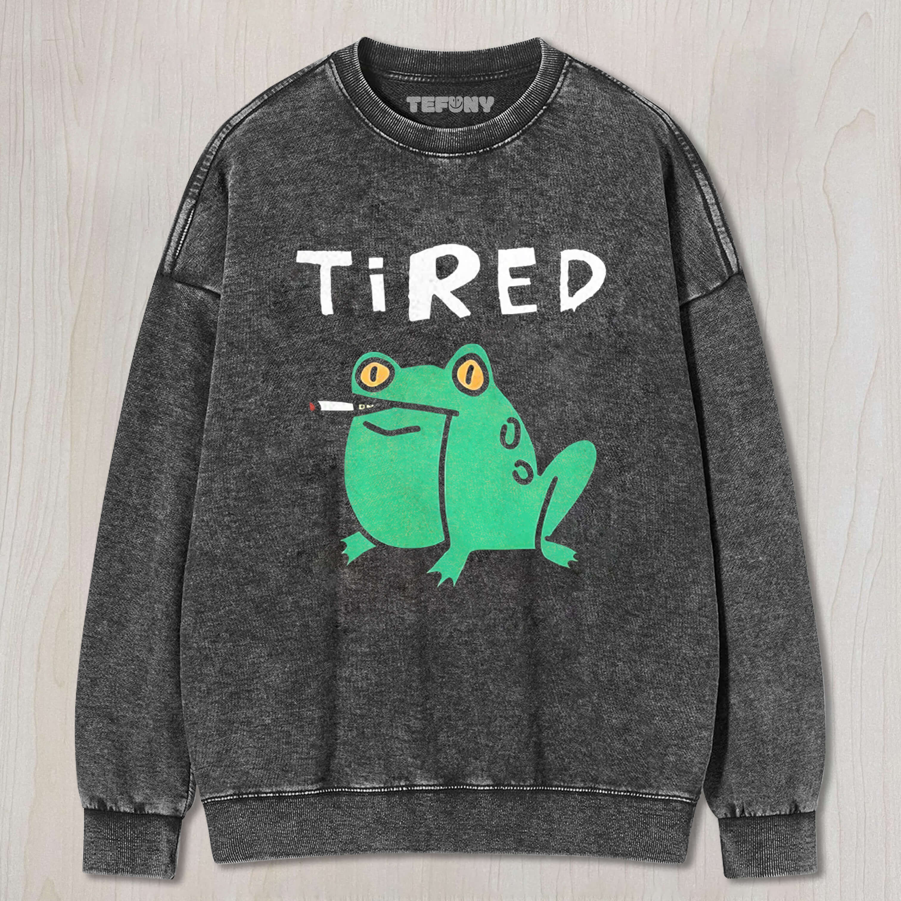 SMOKING FROG VINTAGE WASHED TEE & SWEAT & HOOD